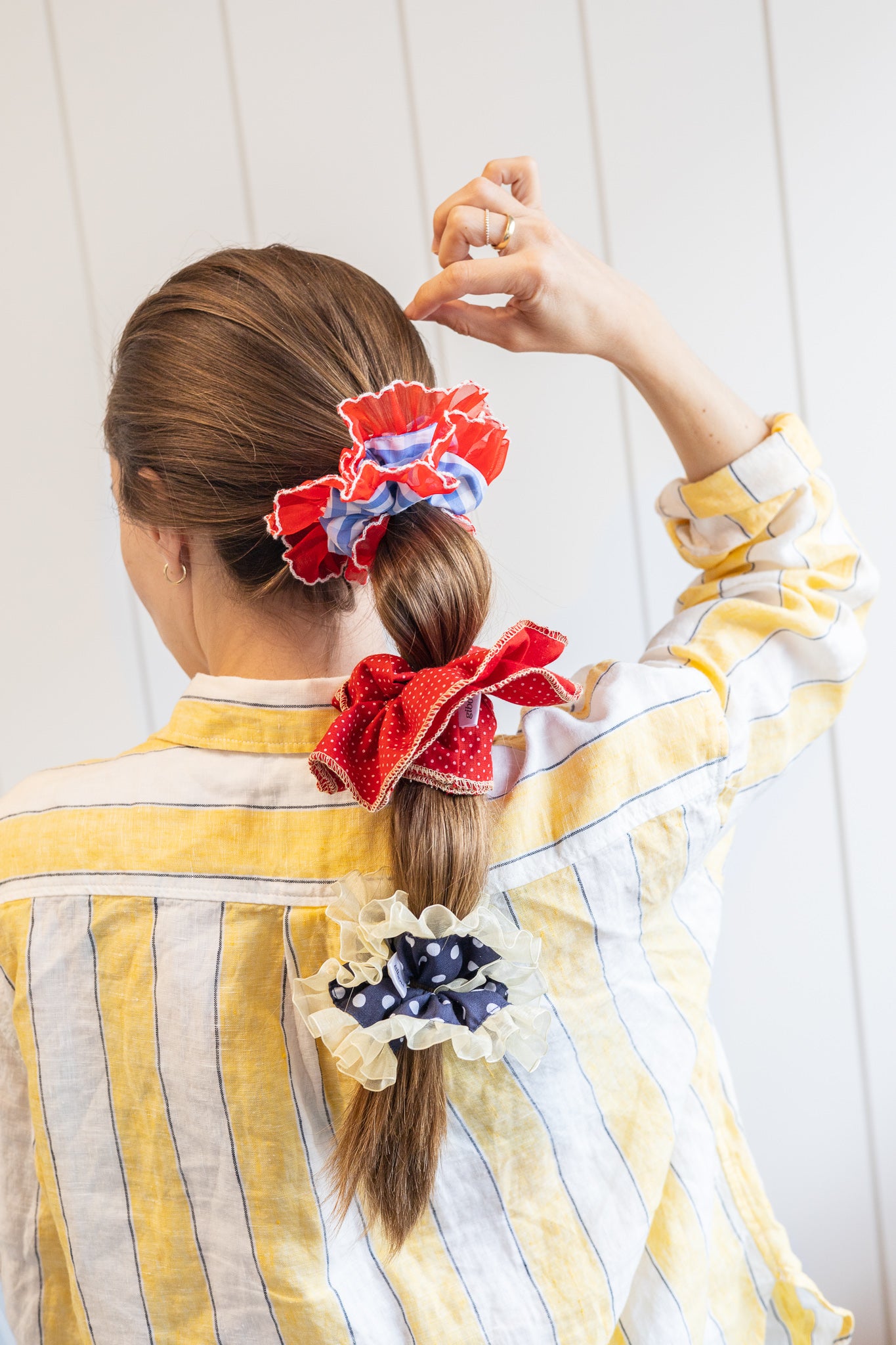 Ruffled scrunchie