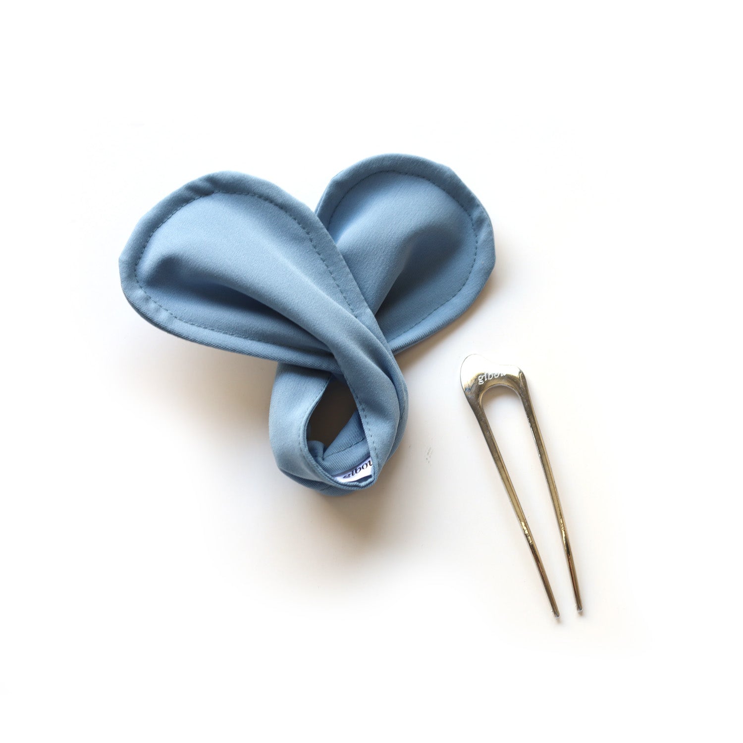 Duo accessoire à chignon et épingle française métallique Ludi