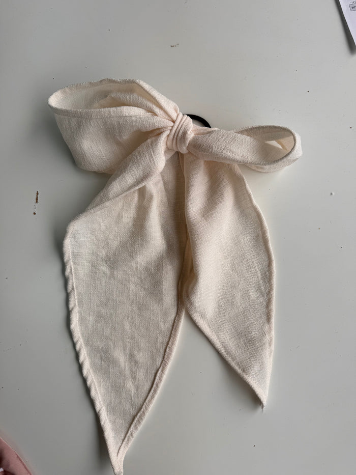 Échantillon/Sample - Boucle foulard sur élastique