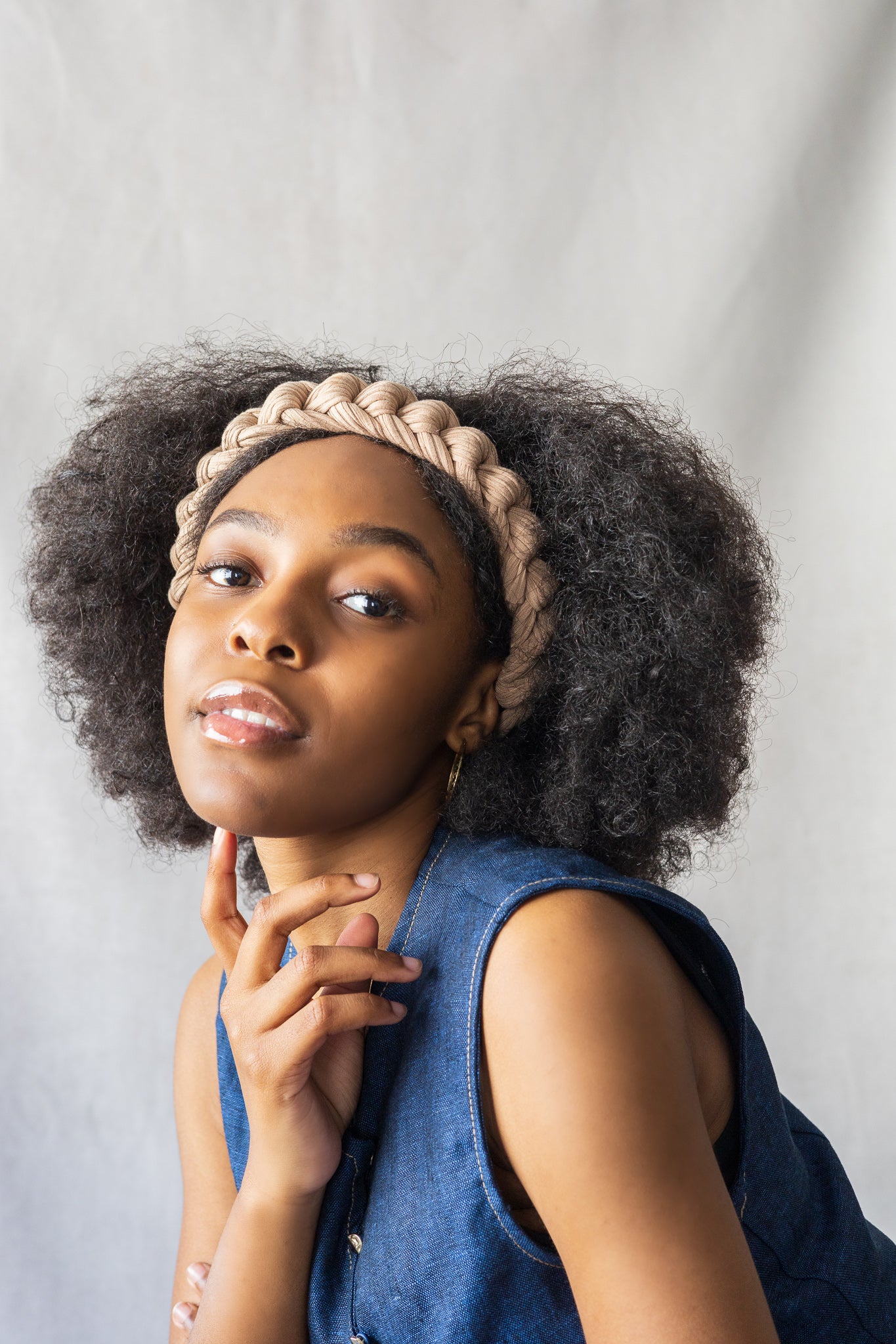 Bamboo braided headband