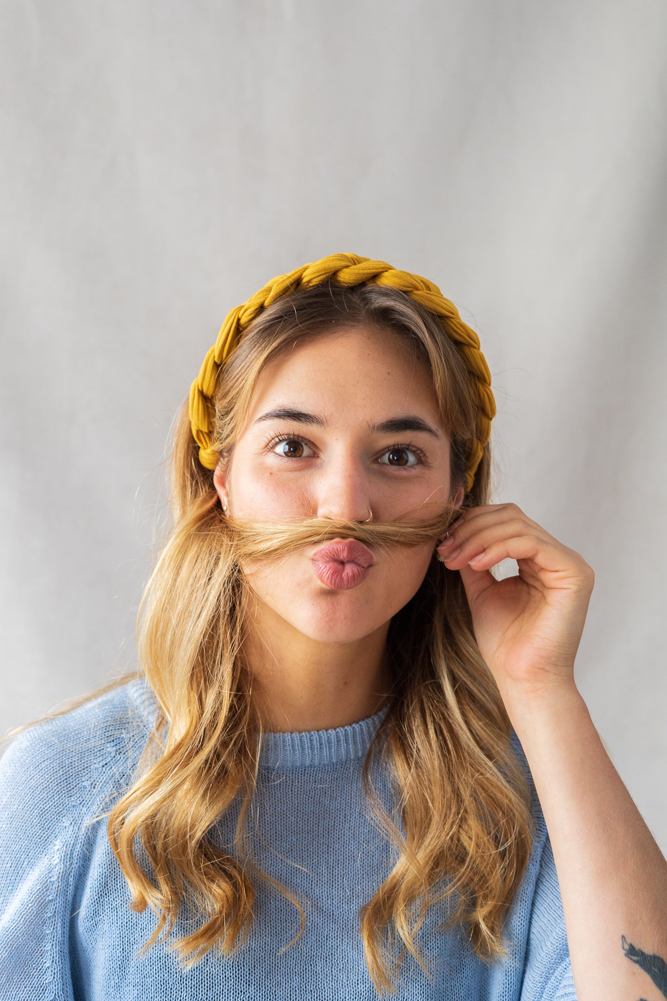 Bamboo braided headband