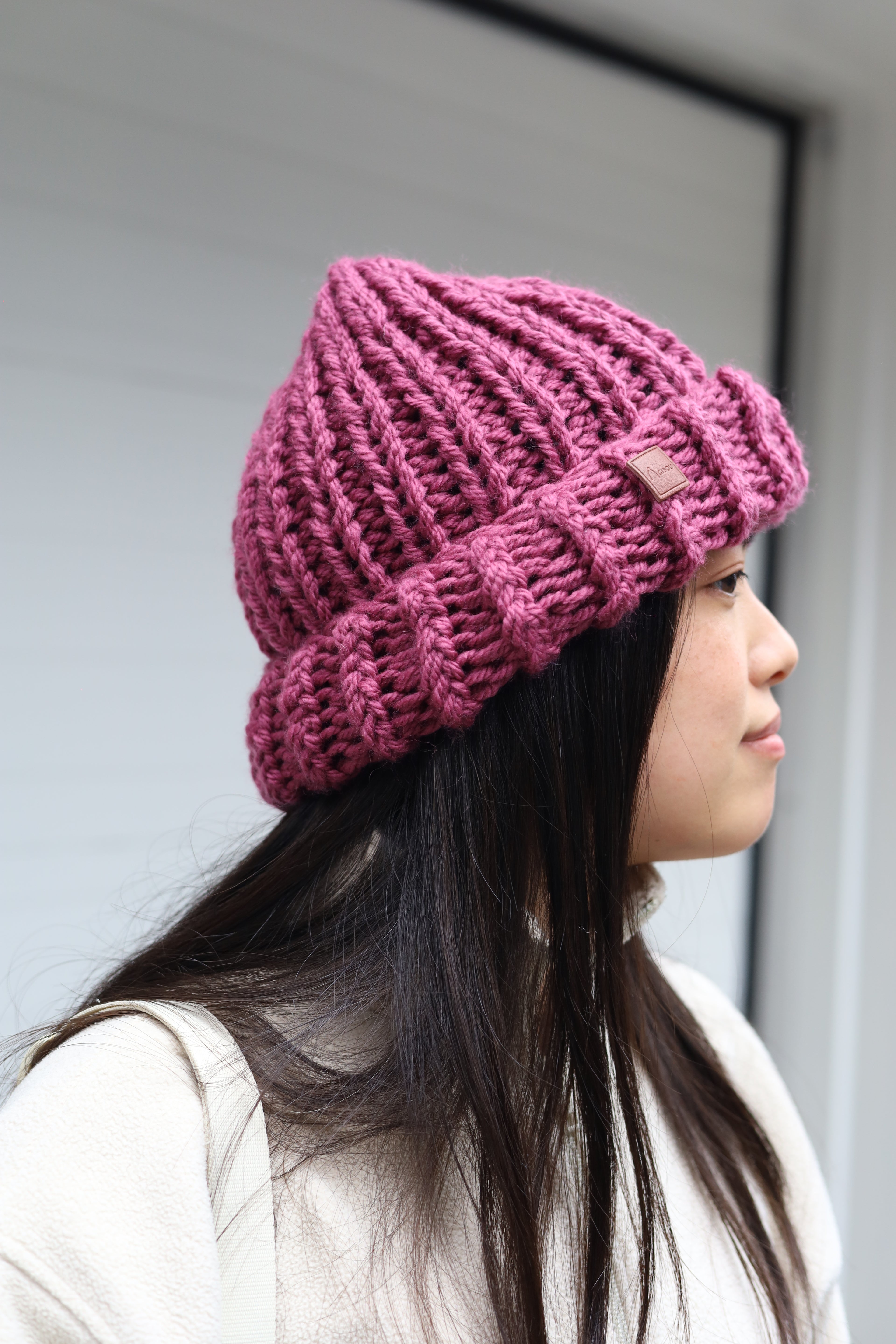 Hand-Knit Chunky Beanie
