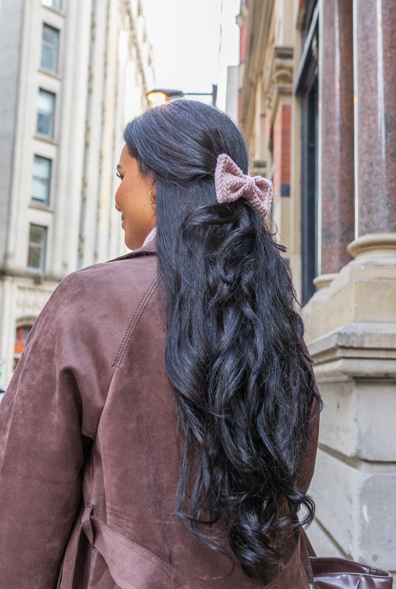 Noeud papillon écossais sur barrette