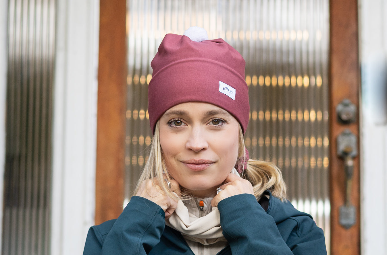 Imparfait - Tuque sport en cotna beige