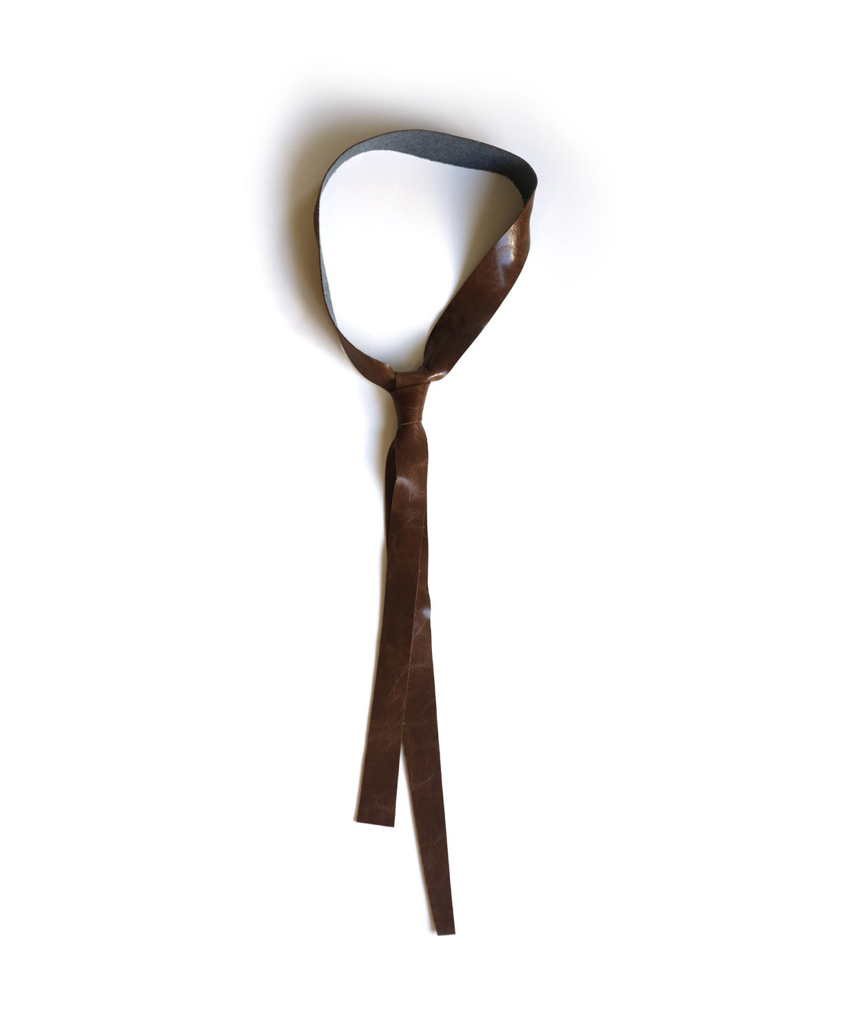 Vegan leather tie
