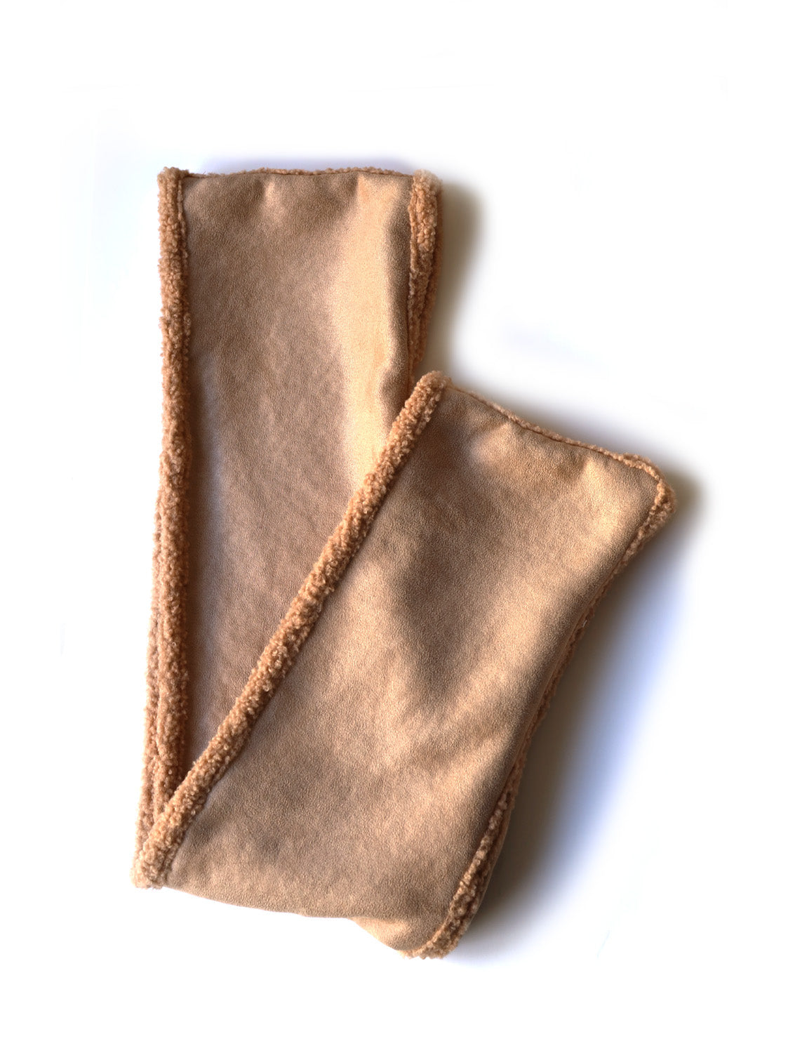 Foulard réversible en sherpa suède