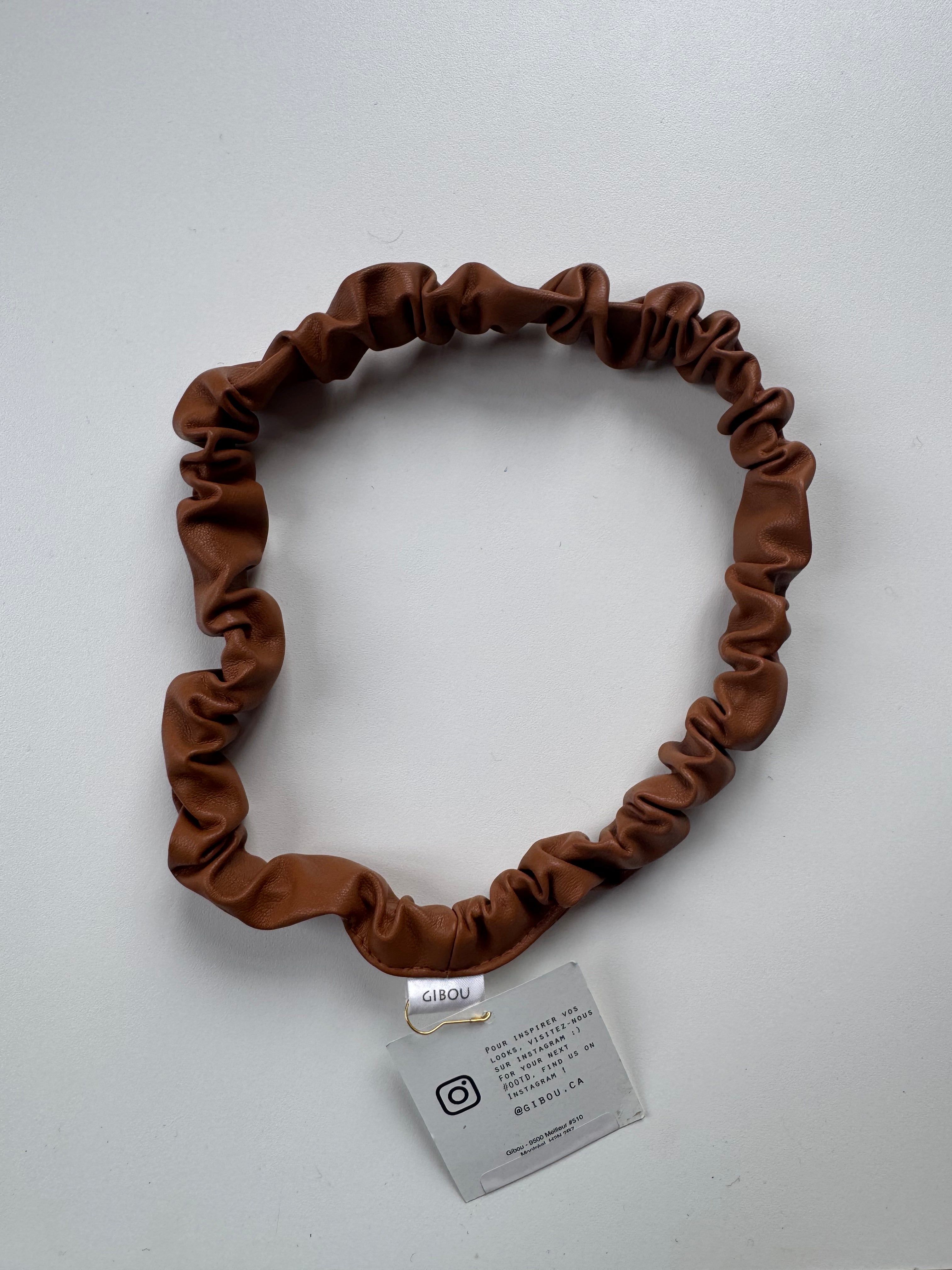 Échantillon - Bandeau élastique en similicuir