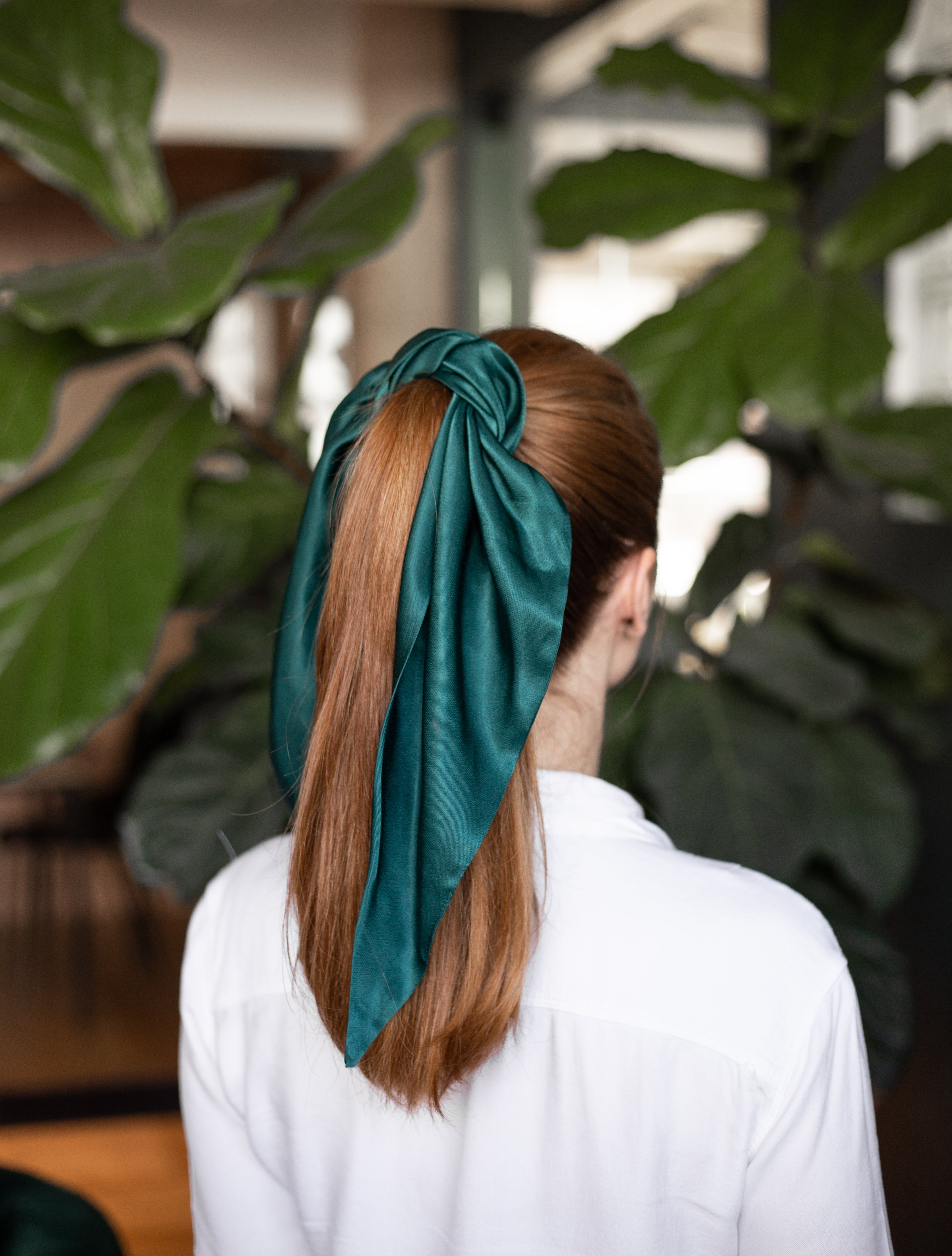 Échantillon - Foulard multifonctionnel émeraude