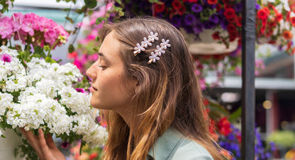 Duo de barrettes marguerites