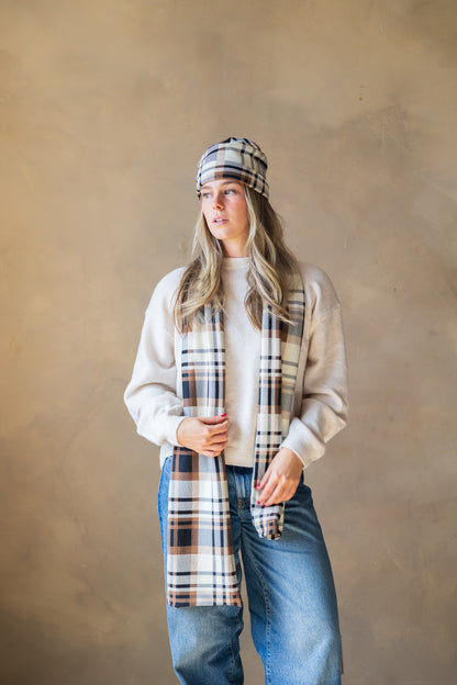 Foulard à motif tartan