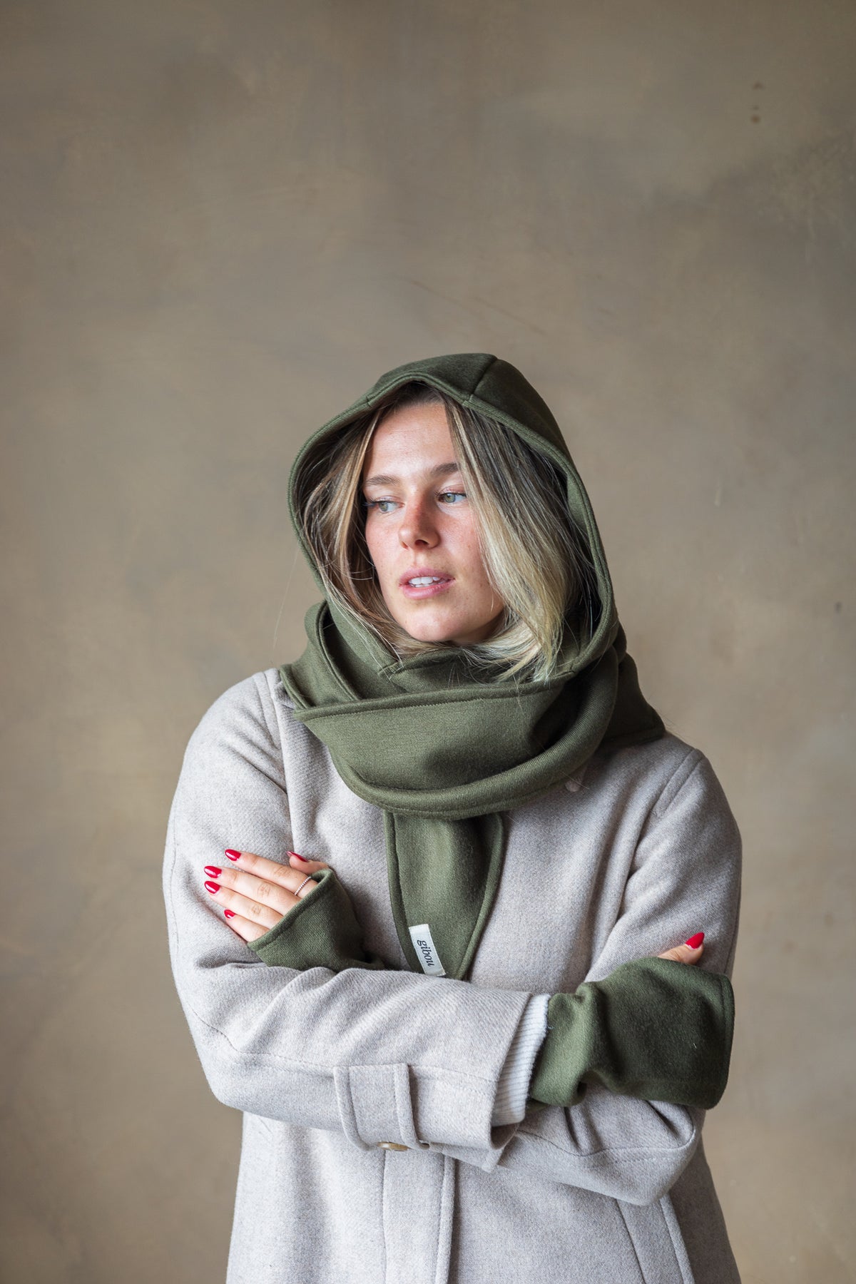 Capuche foulard doppio