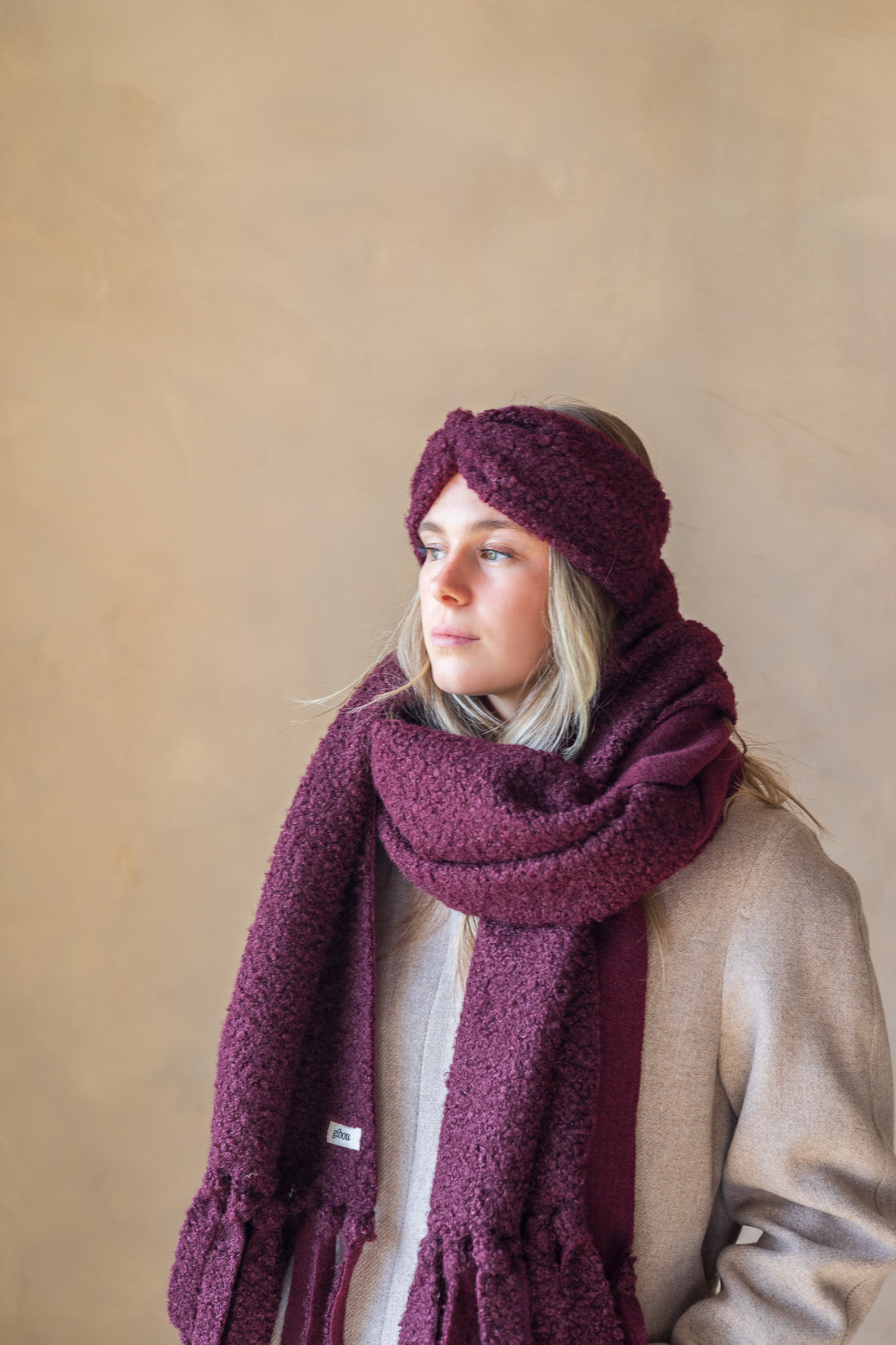 Bandeau molletonné bouclé