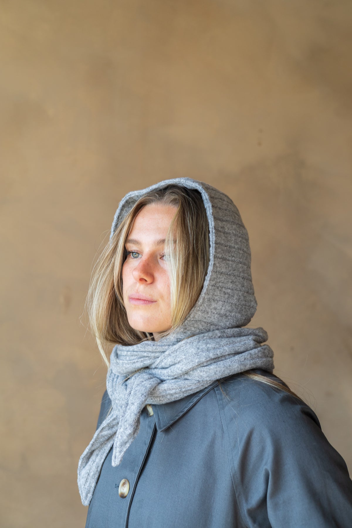 Capuche foulard en tissu revalorisé