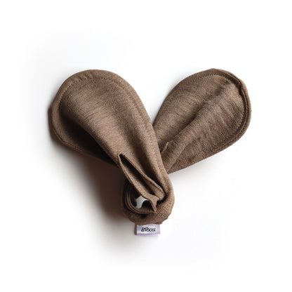Accessoire à chignon en tissu revalorisé