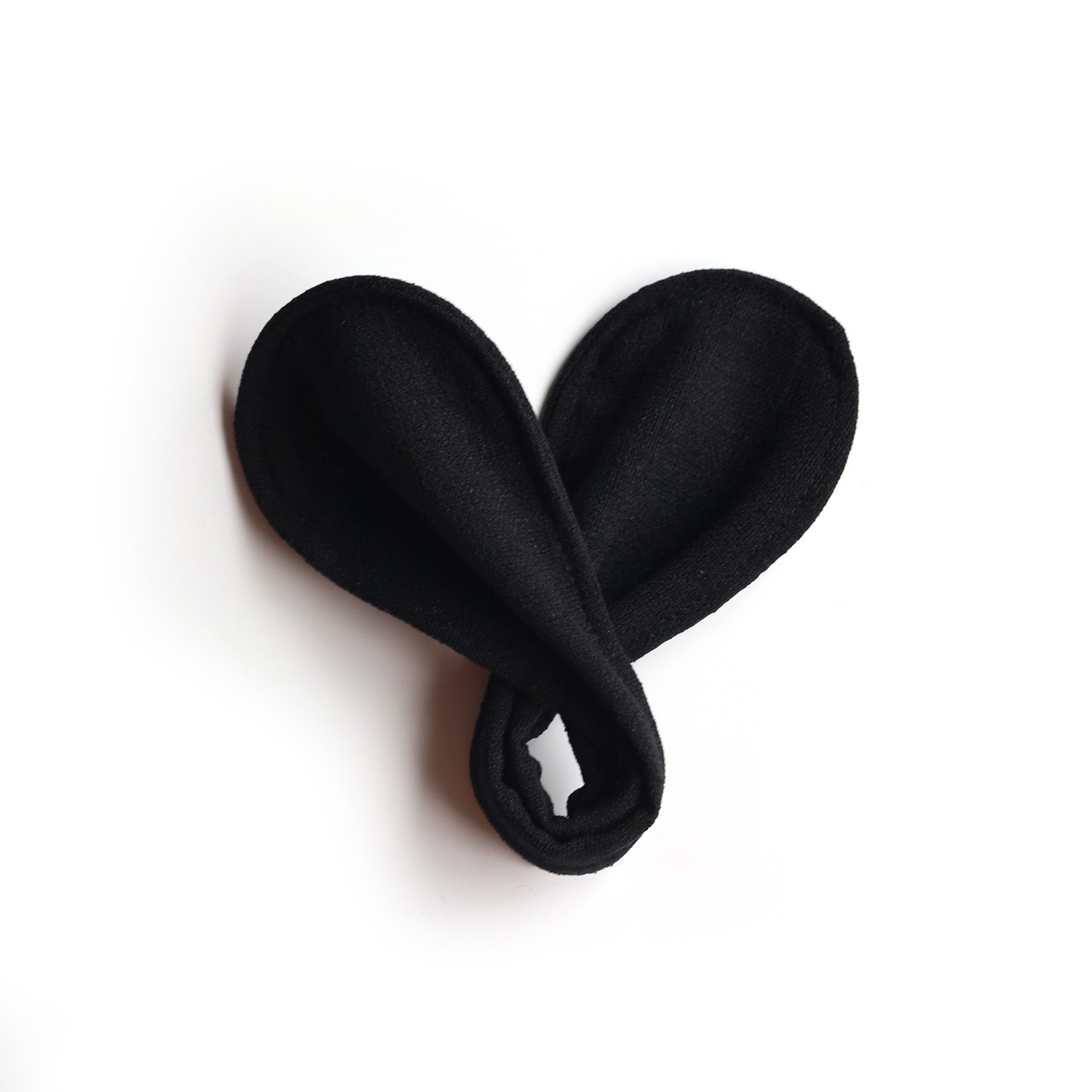 Accessoire à chignon en tissu revalorisé