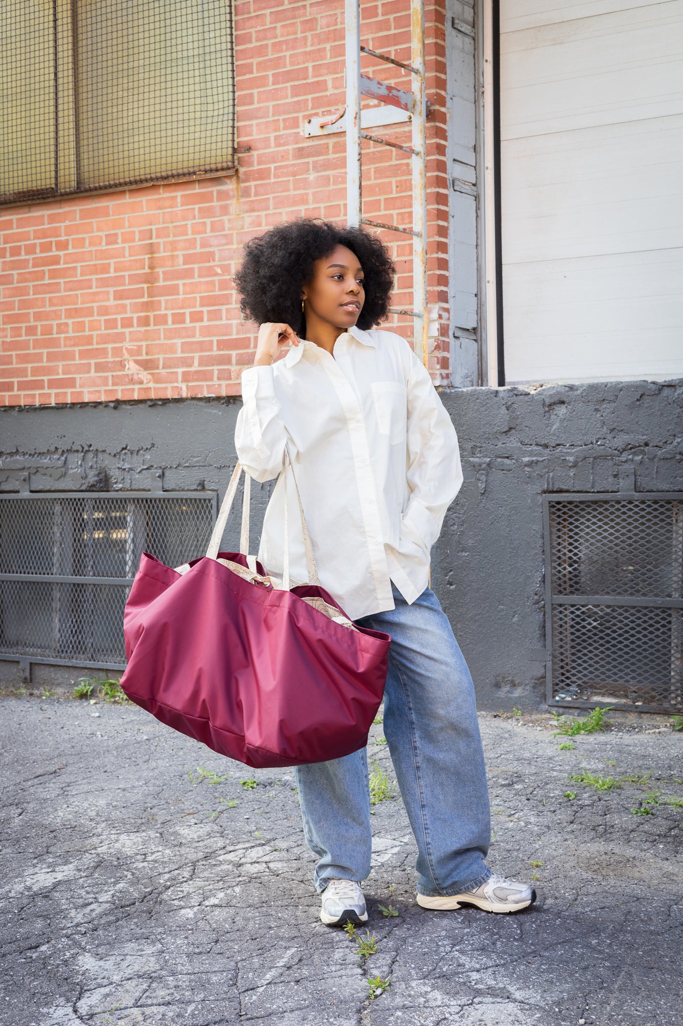 Imparfait - Très grand sac fourre-tout avec petite tache