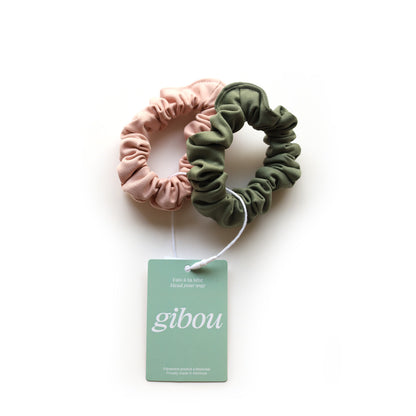 Technical Fabric Scrunchies Duo