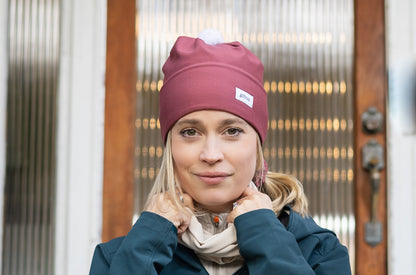 Imparfait - Tuque sport en cotna beige