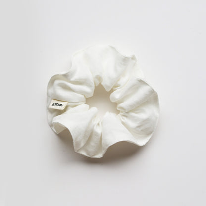 Linen Stitched Scrunchie