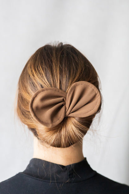 Échantillon - Accessoire à chignon dobby noir