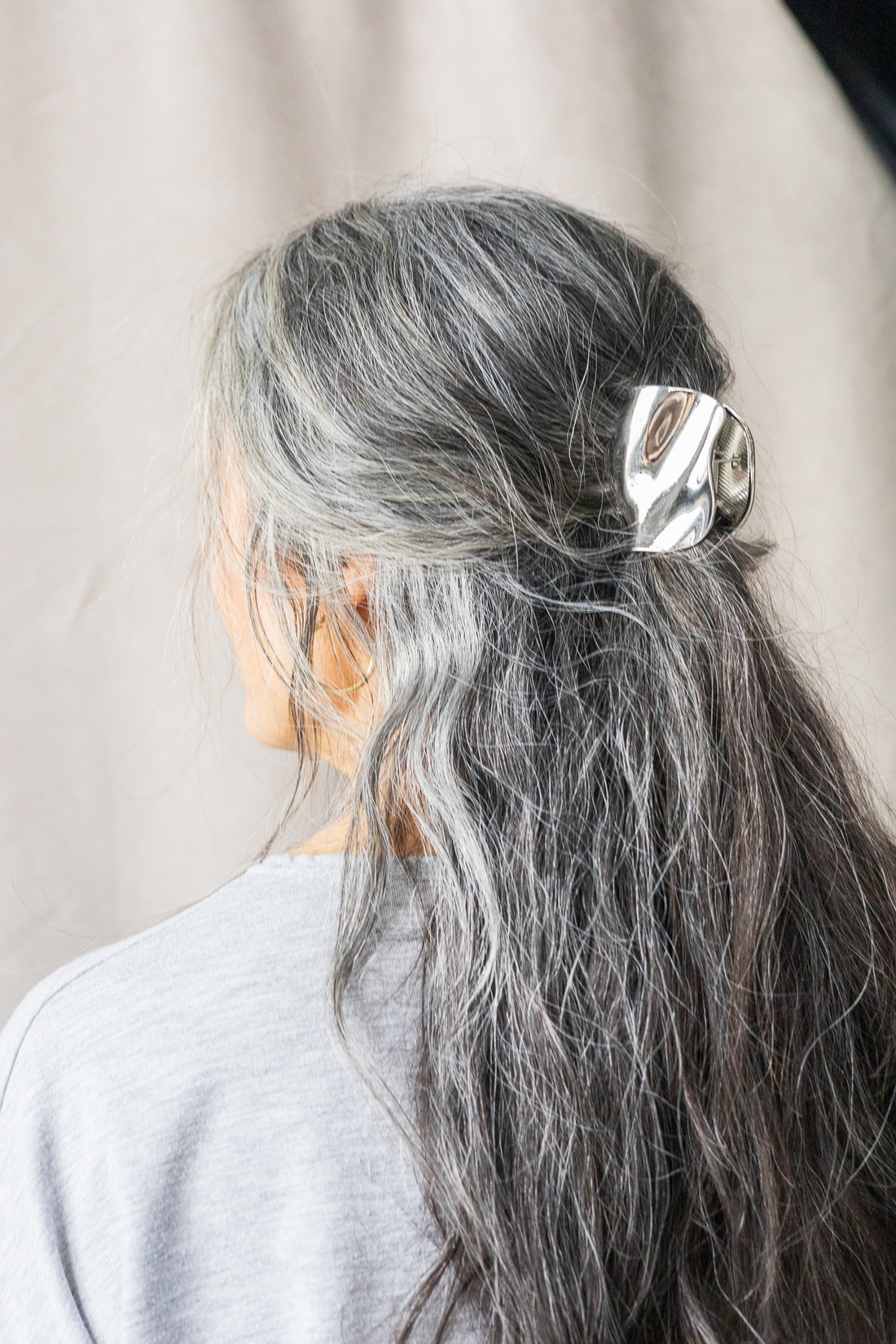 Pince à cheveux métallique Ludi