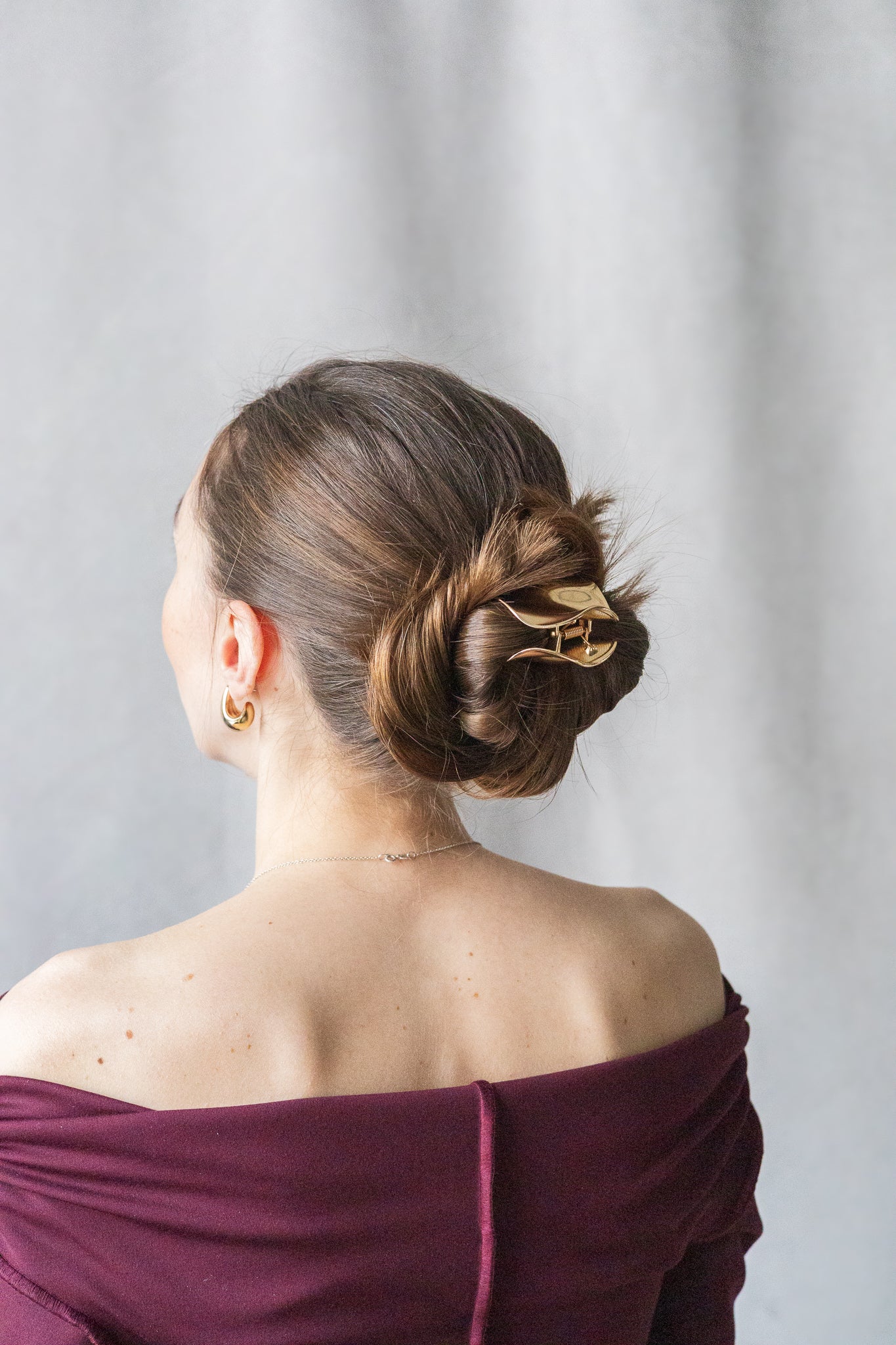 Ludi metallic hair clip