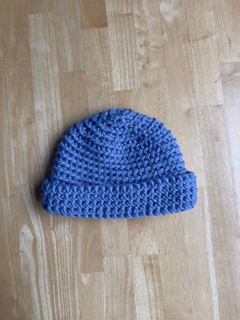 Échantillon - Tuque tricotée retournée