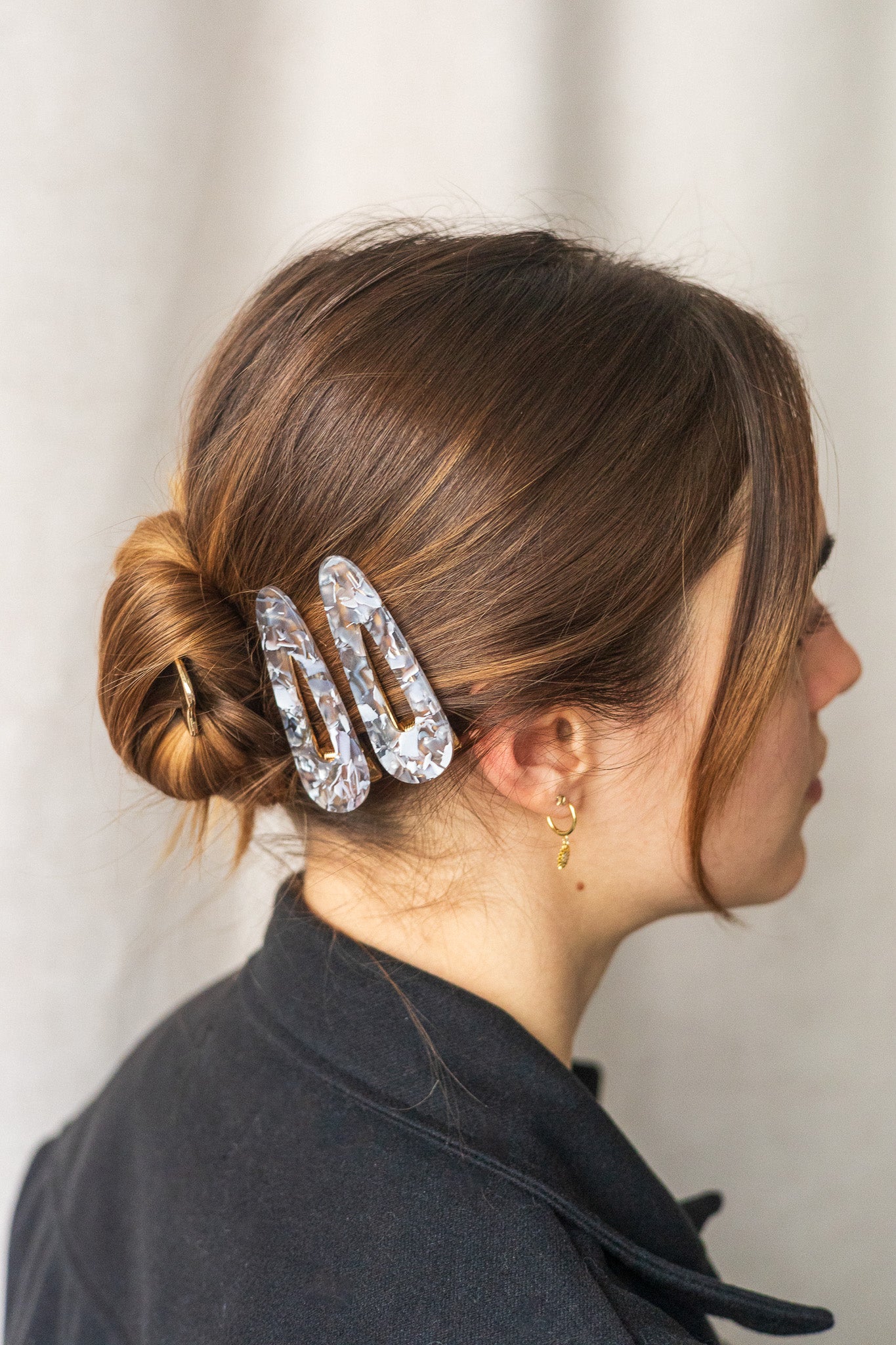 Pointed barrette (Set of 2)