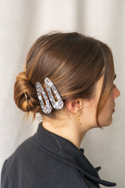 Pointed barrette (Set of 2)