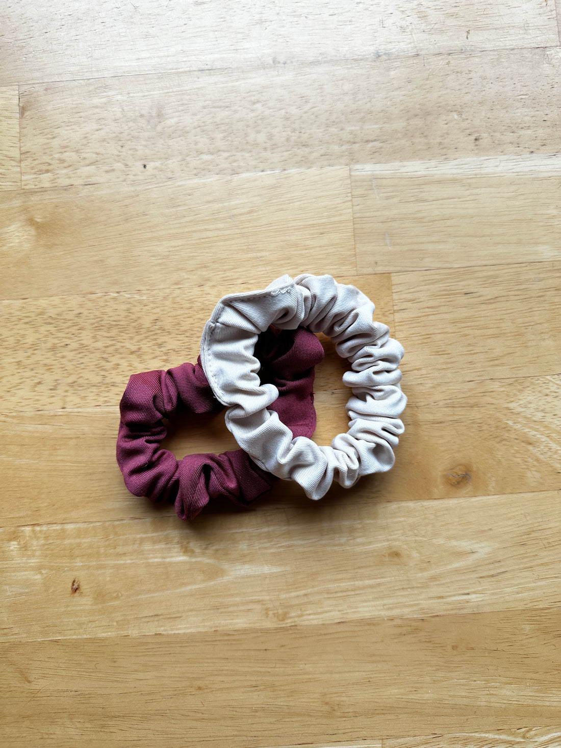 Échantillon - Duo sport beige et framboise