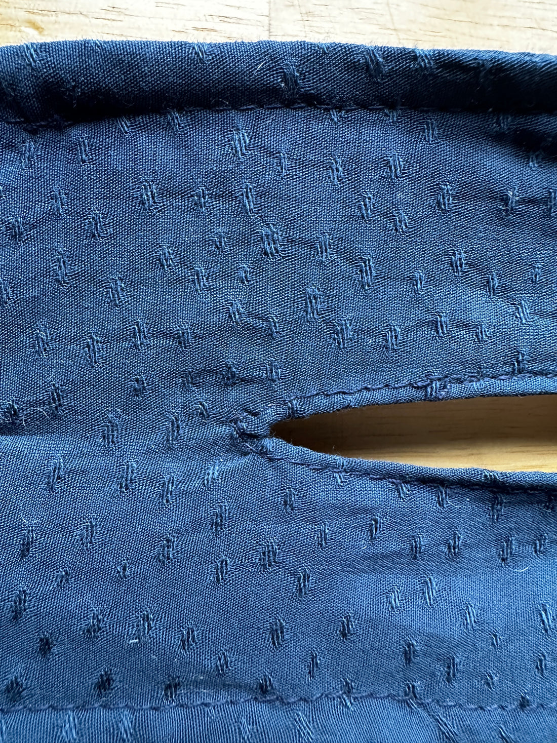 Imparfait - Chignon bleu marin