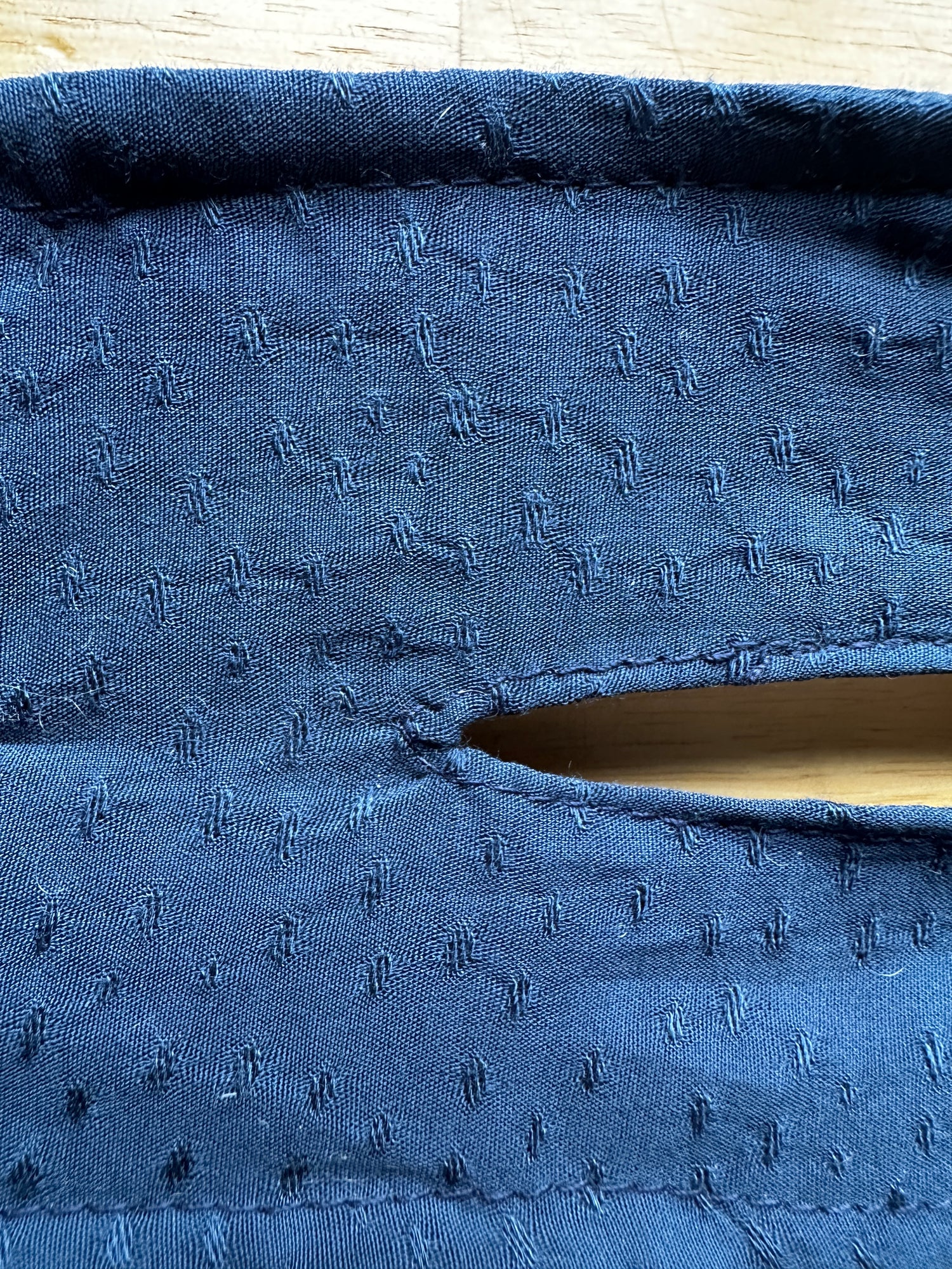 Imparfait - Chignon bleu marin