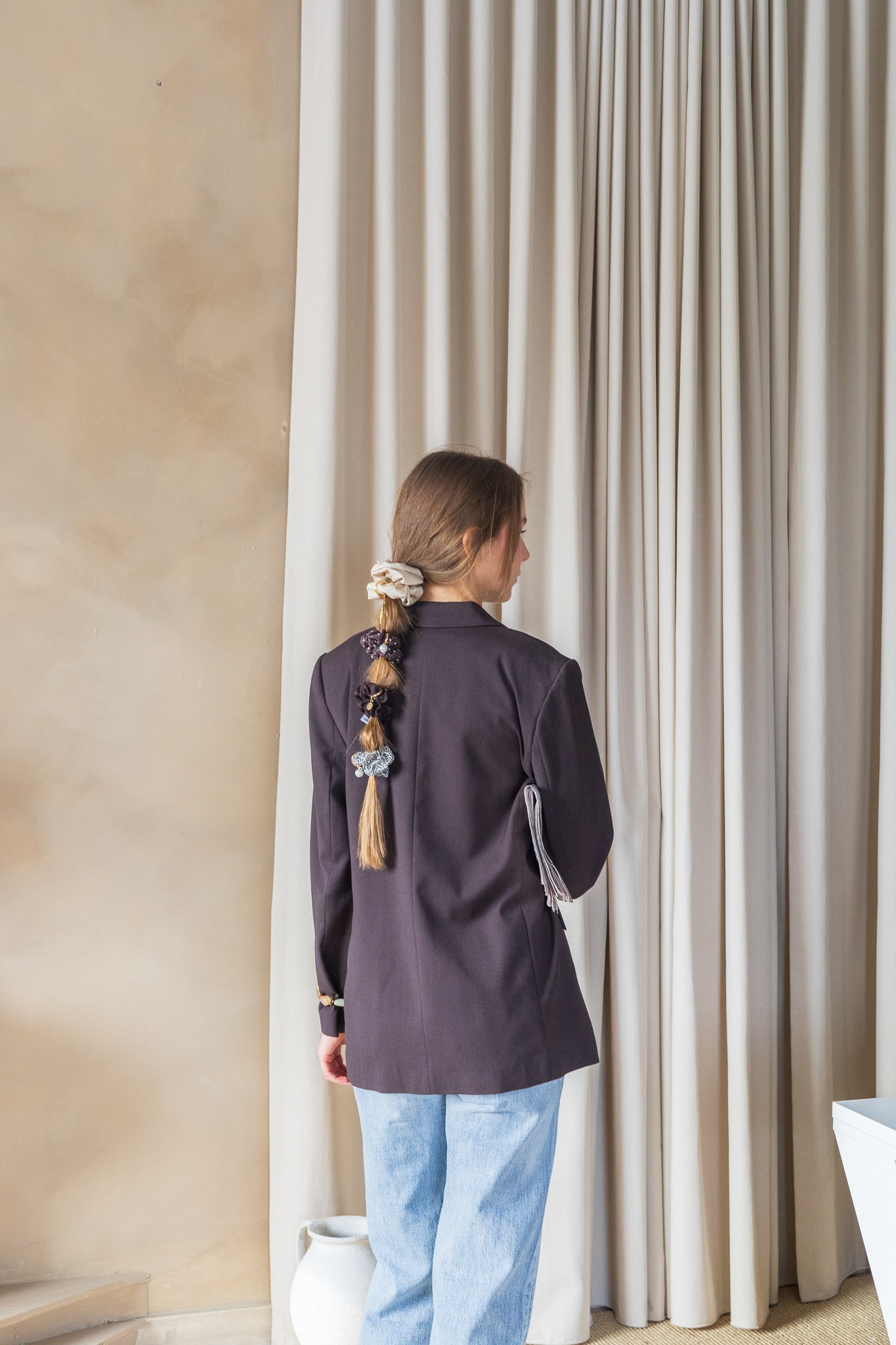 Mini scrunchie with charm