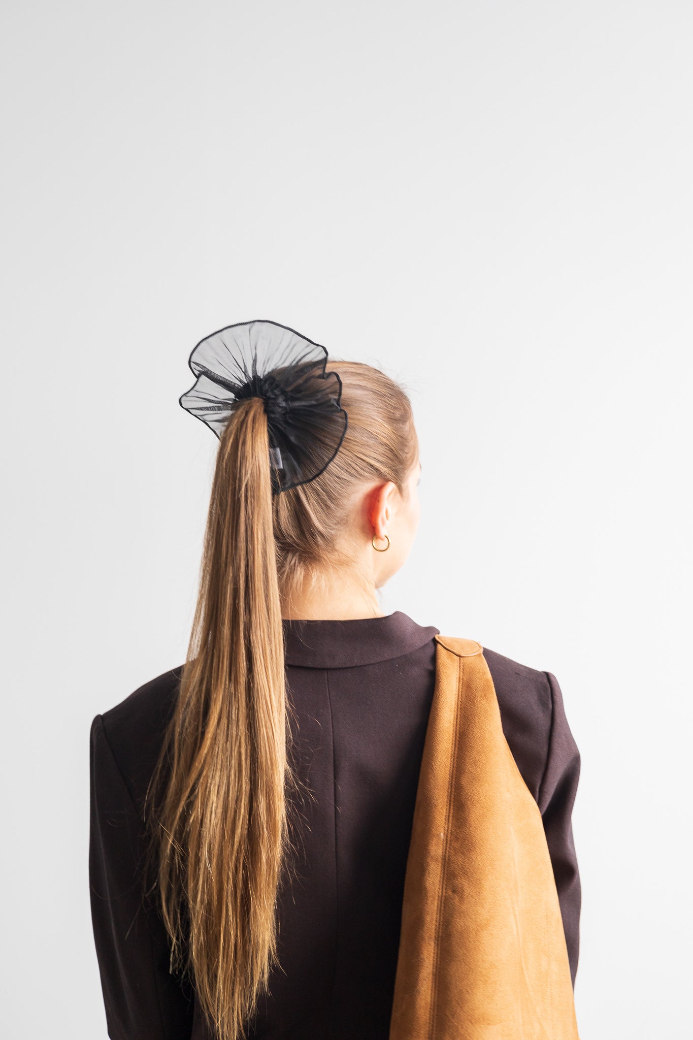 Organza ribbon scrunchie