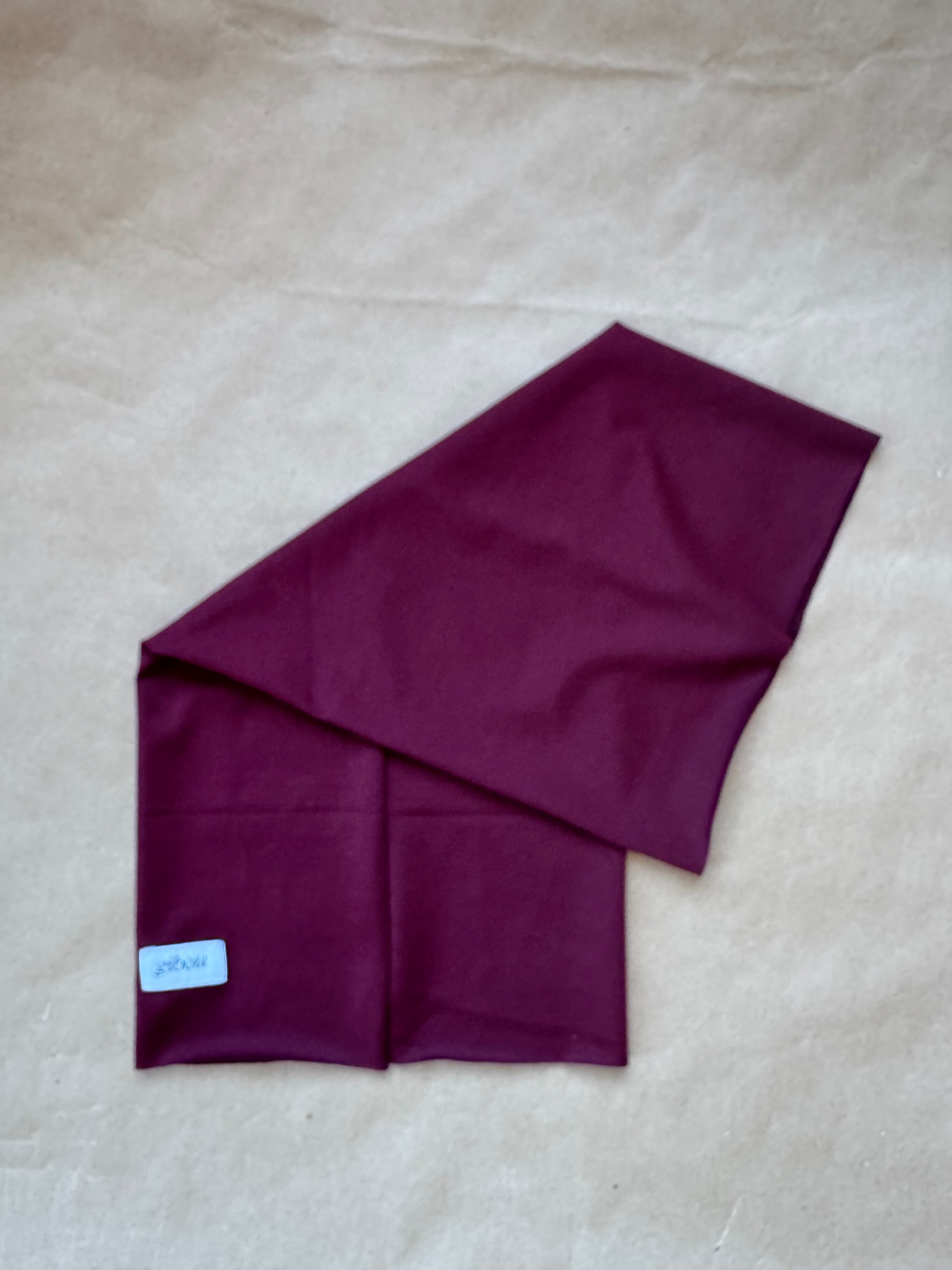 Imparfait - cache cou sport rouge betterave