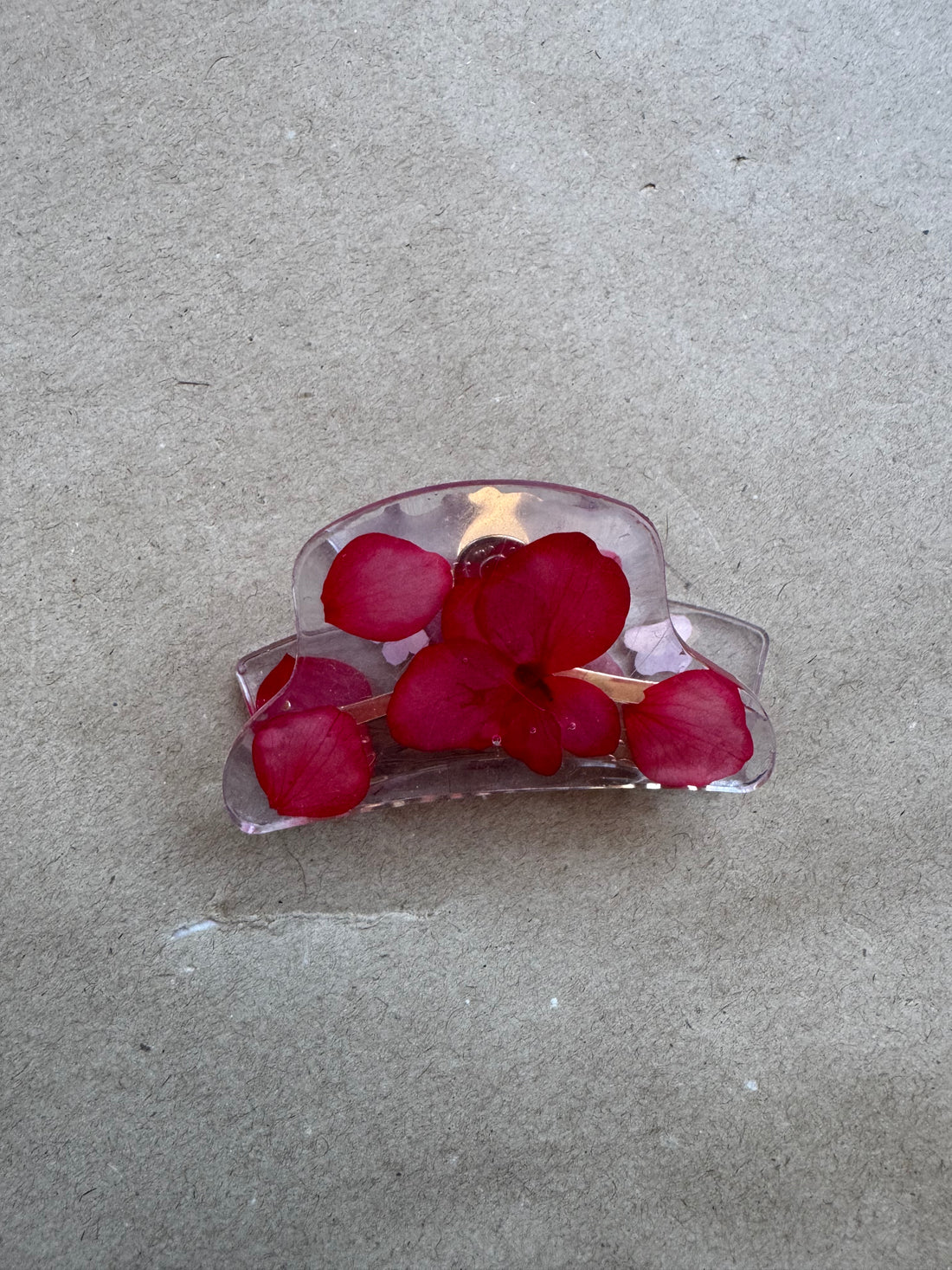 Échantillon - Pince en résine au deux côtés différents