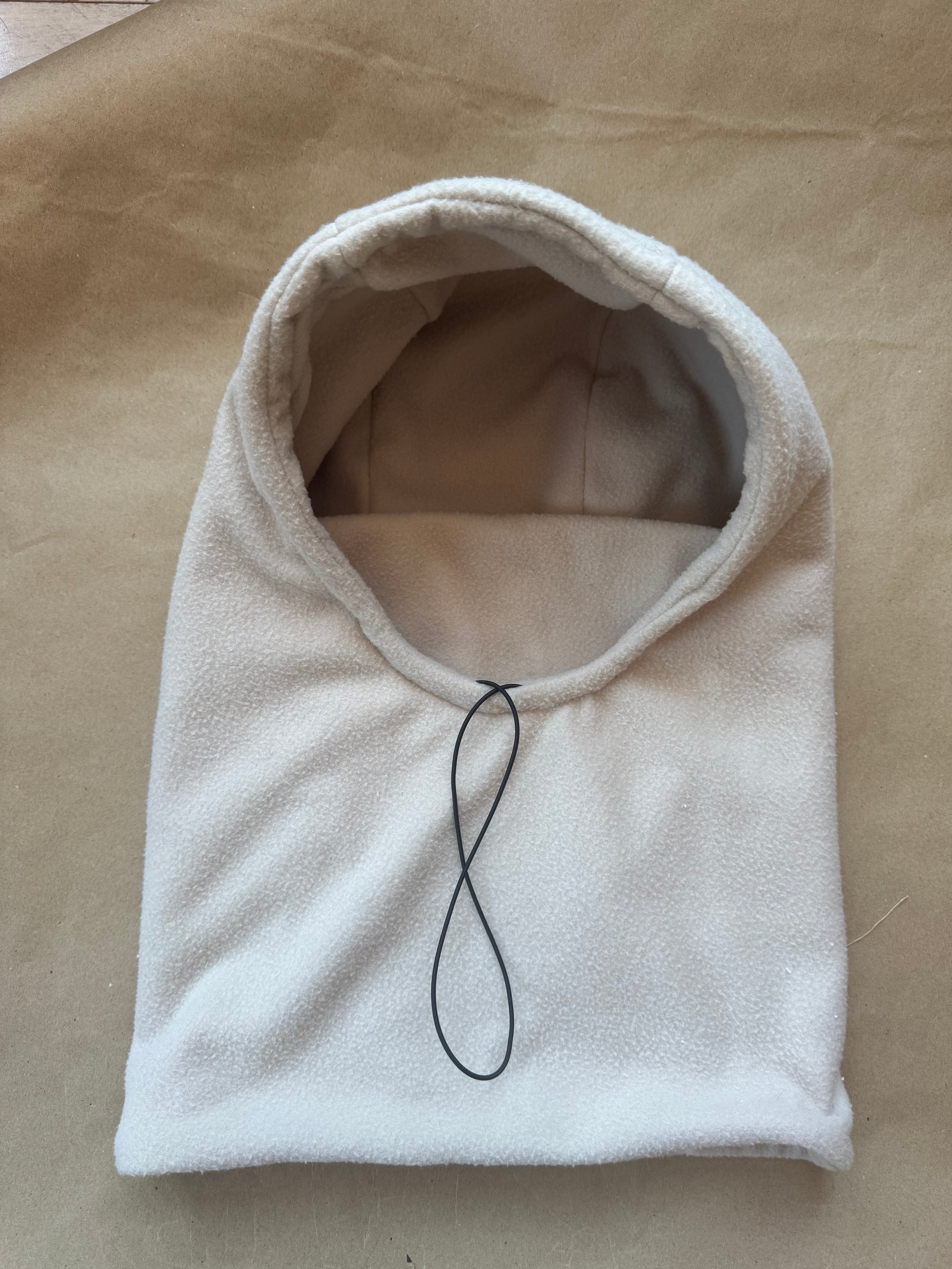 Imparfait - Cagoule sport ivoire / brun