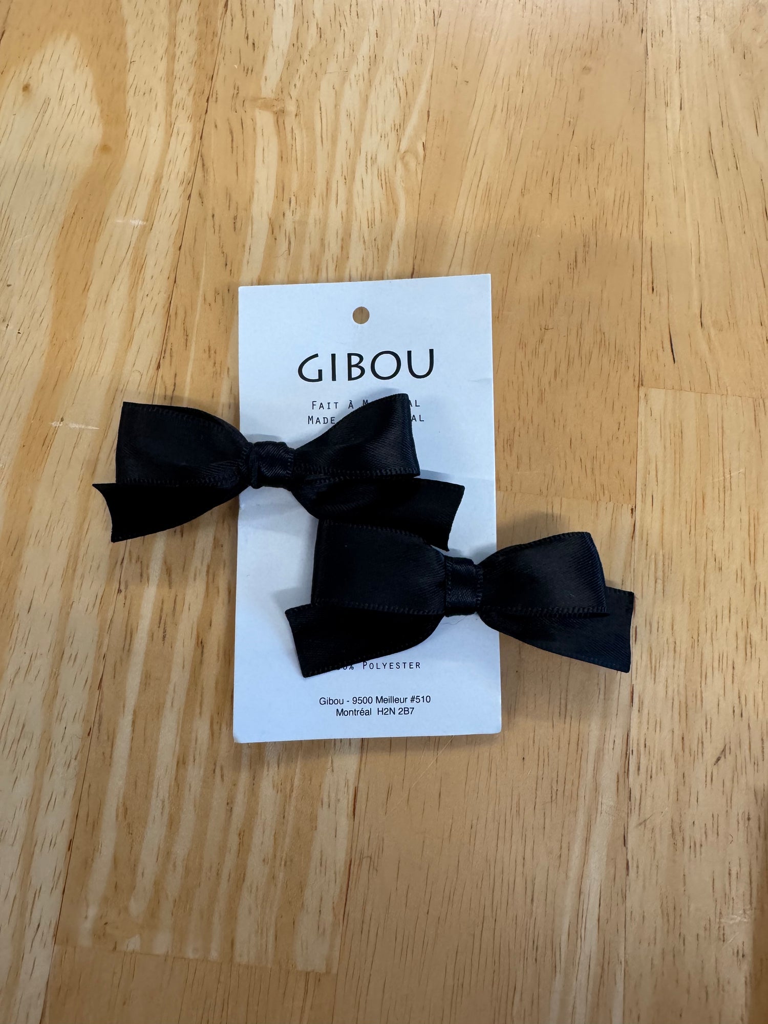 Échantillon - Duo de barrettes bouclées