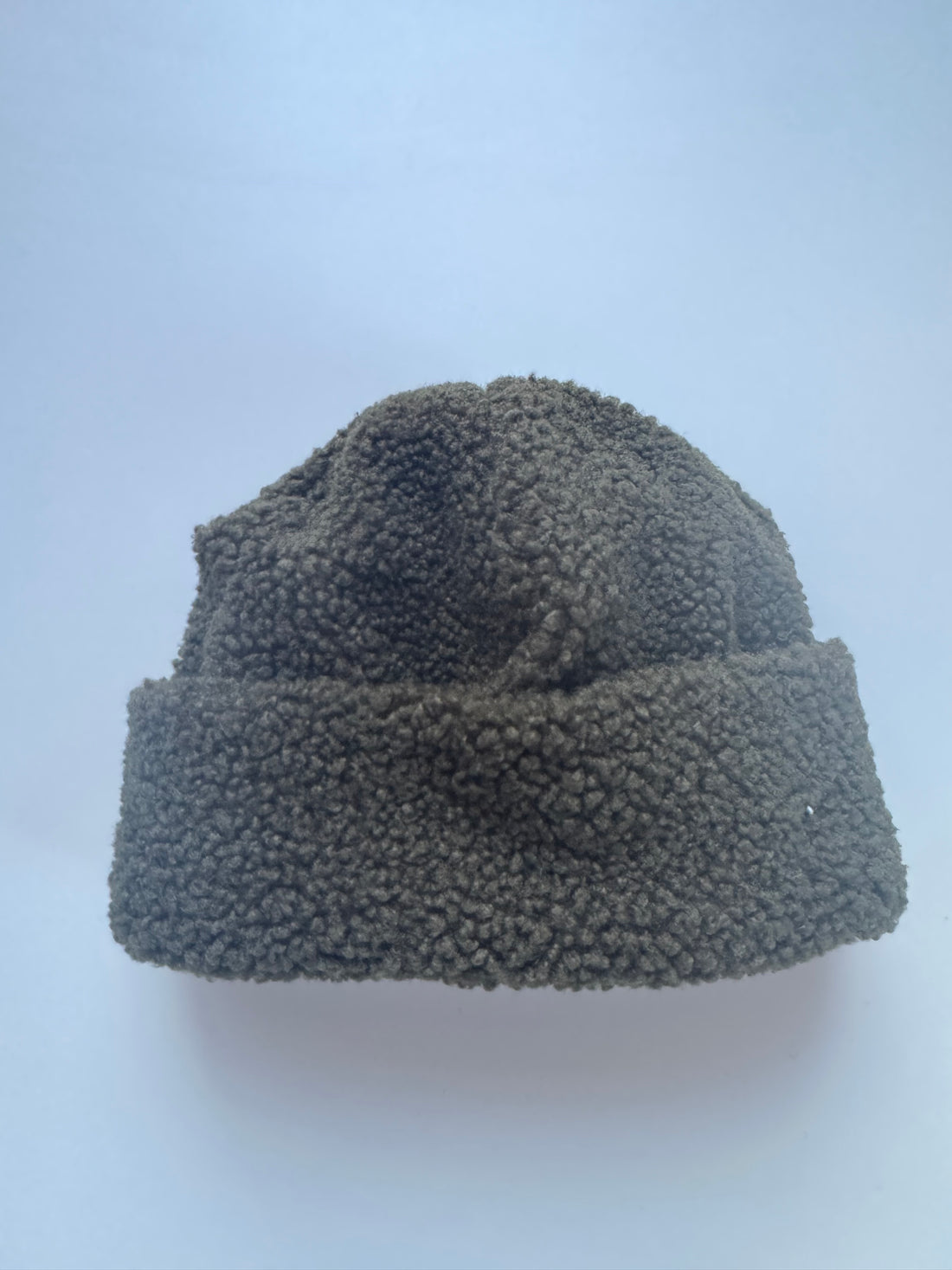 Échantillon- Tuque en sherpa vert