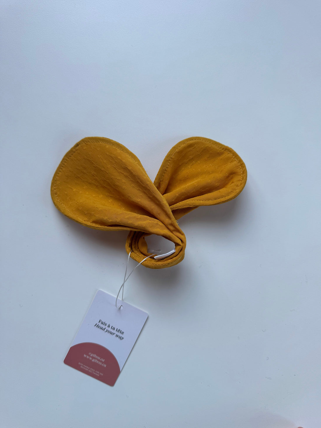 Imparfait - Accessoire à chignon jaune