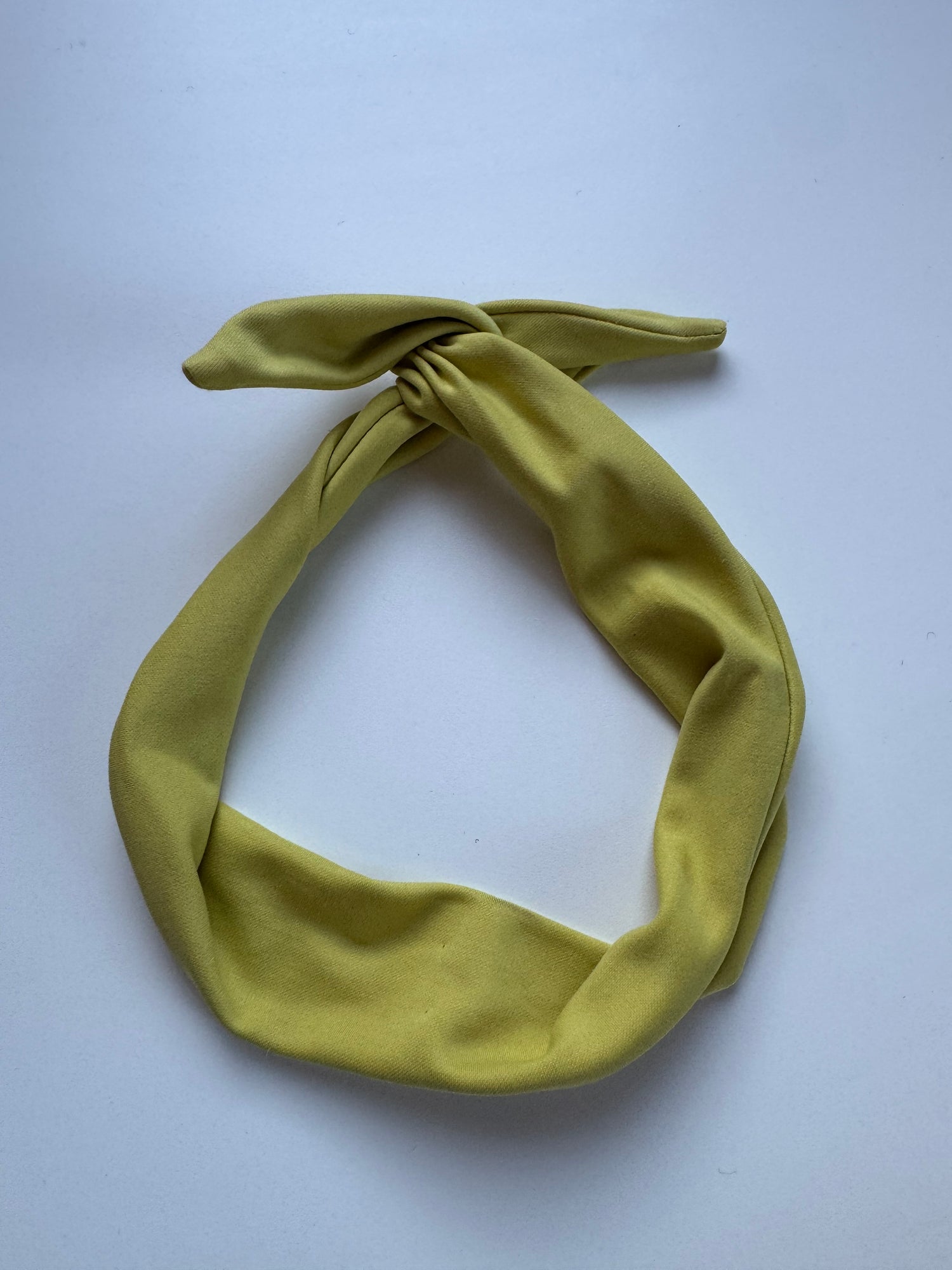 Imparfait - Bandeau à torsader vert citron