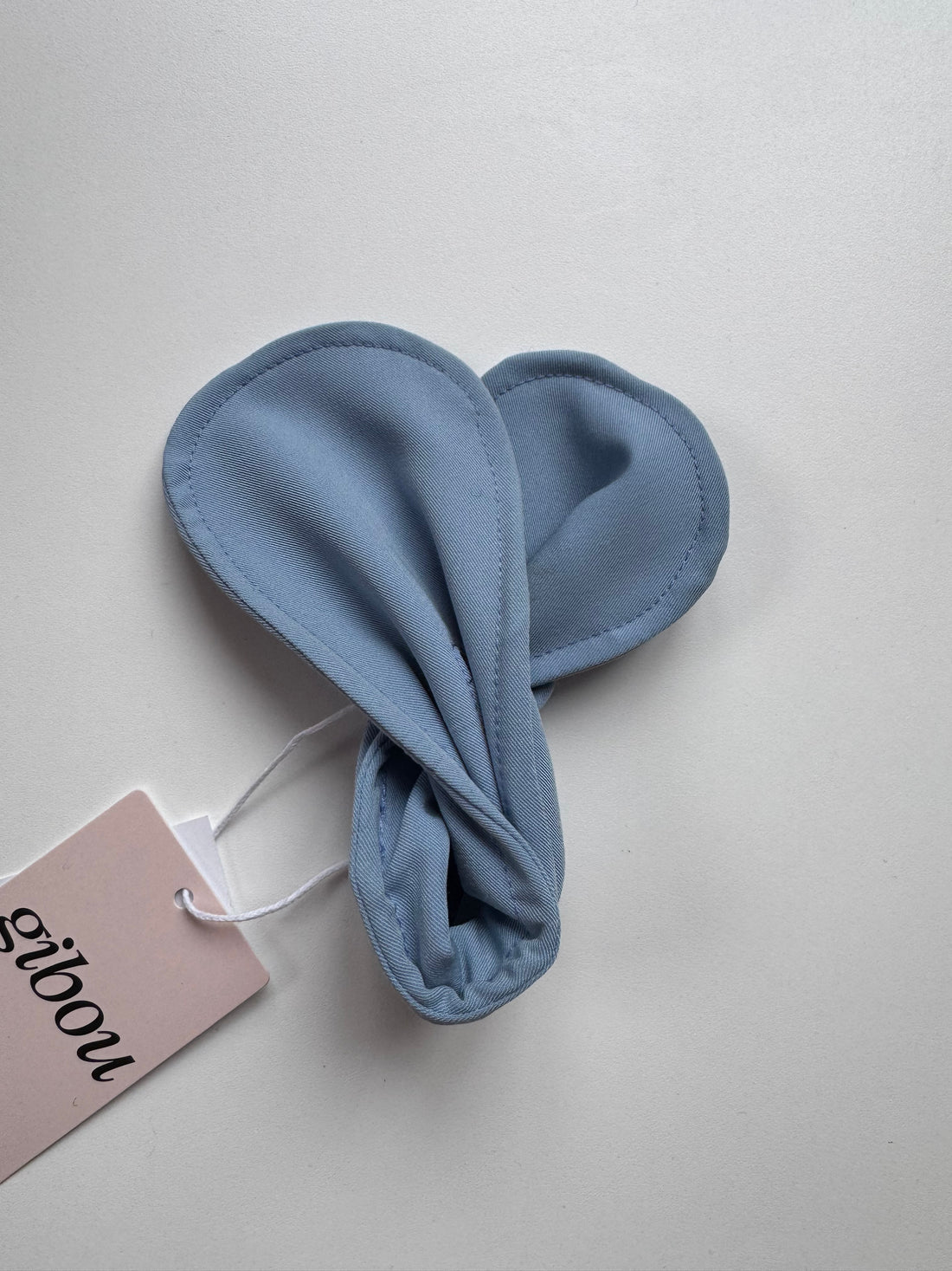 Imparfait - Accessoire à chignon bleu pale