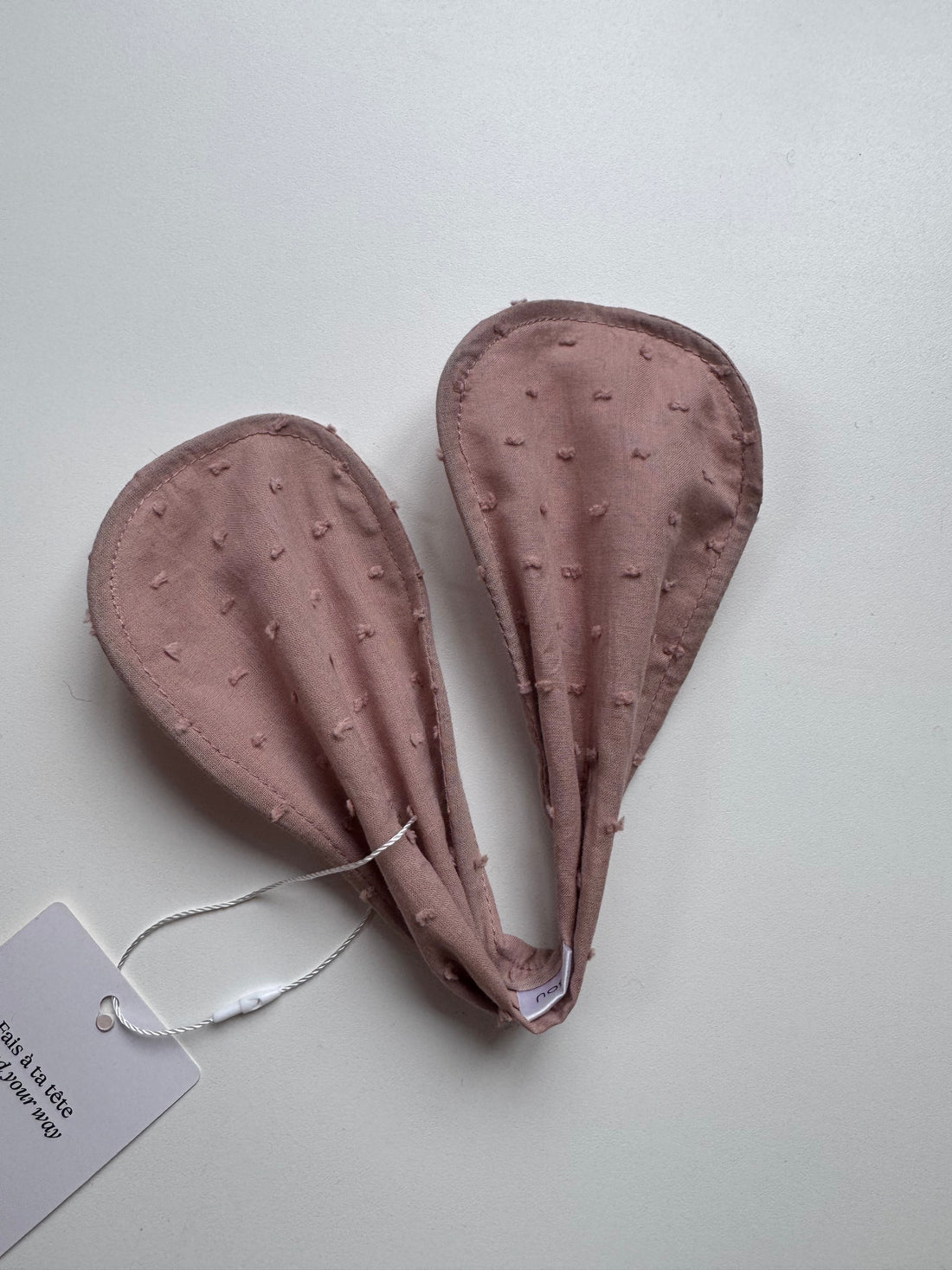 Imparfait - Accessoire à chignon vieux rose point d&