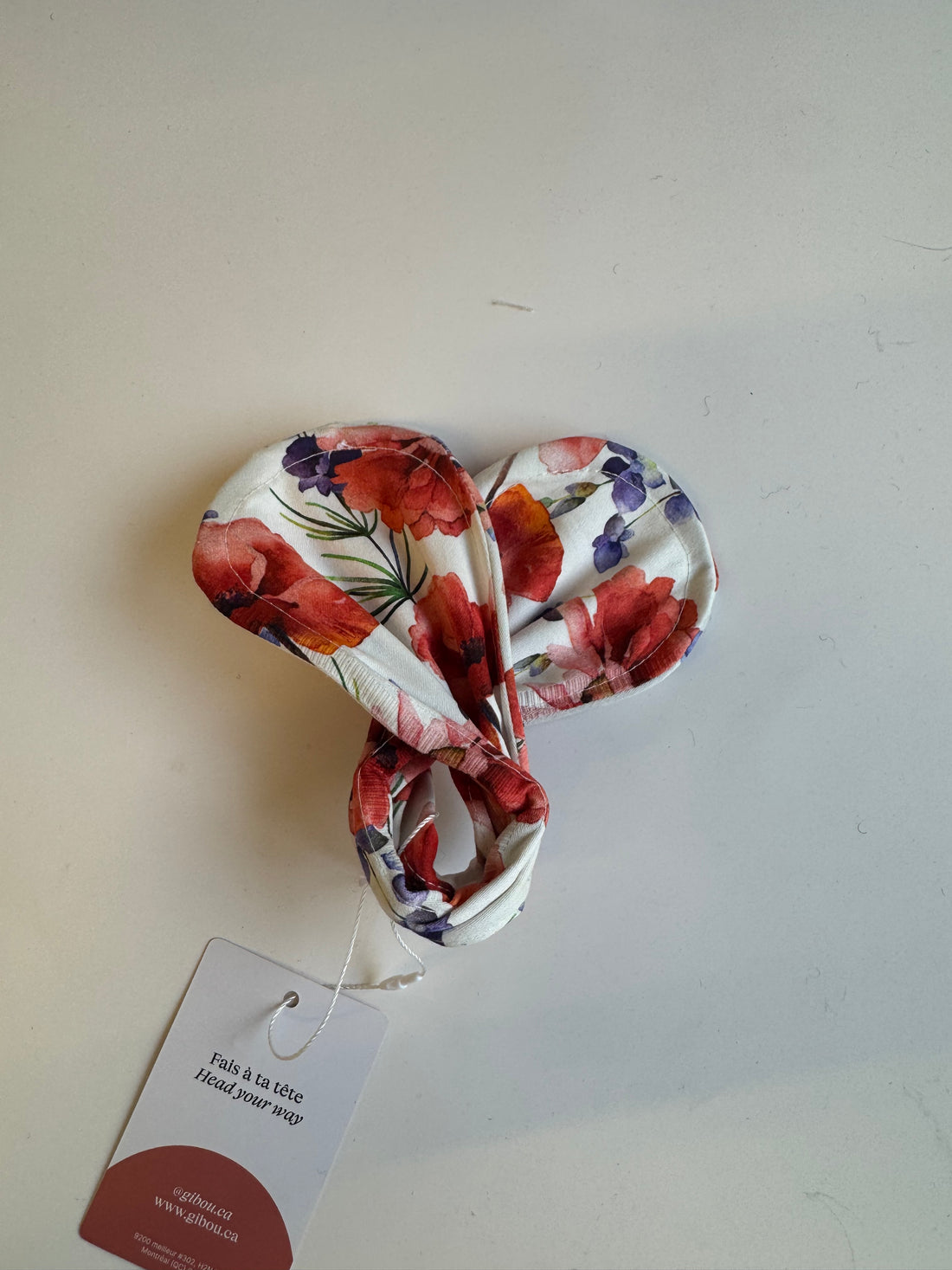 Imparfait - Accessoire à chignon blanc avec fleurs