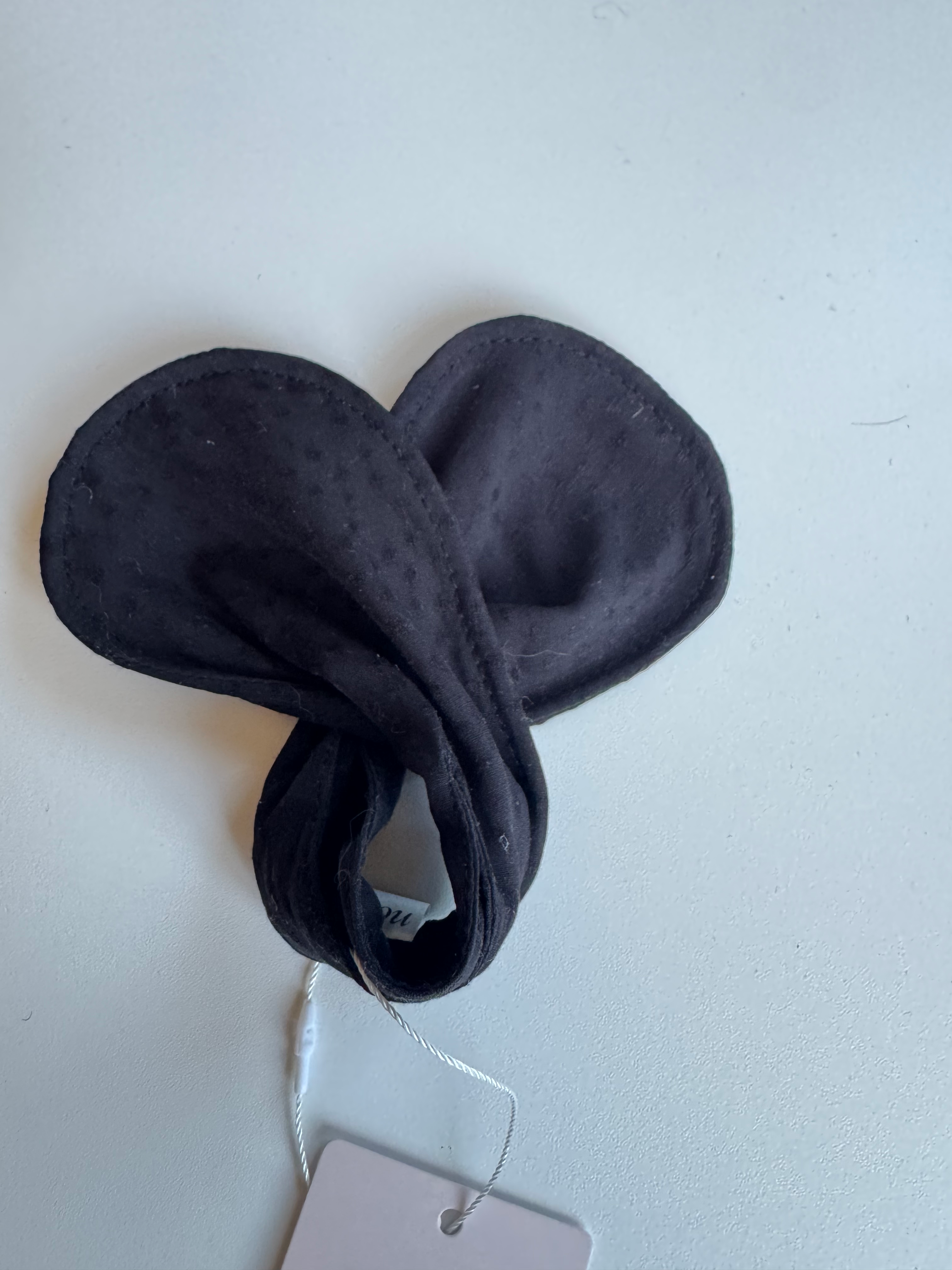 Échantillon - Accessoire à chignon dobby noir