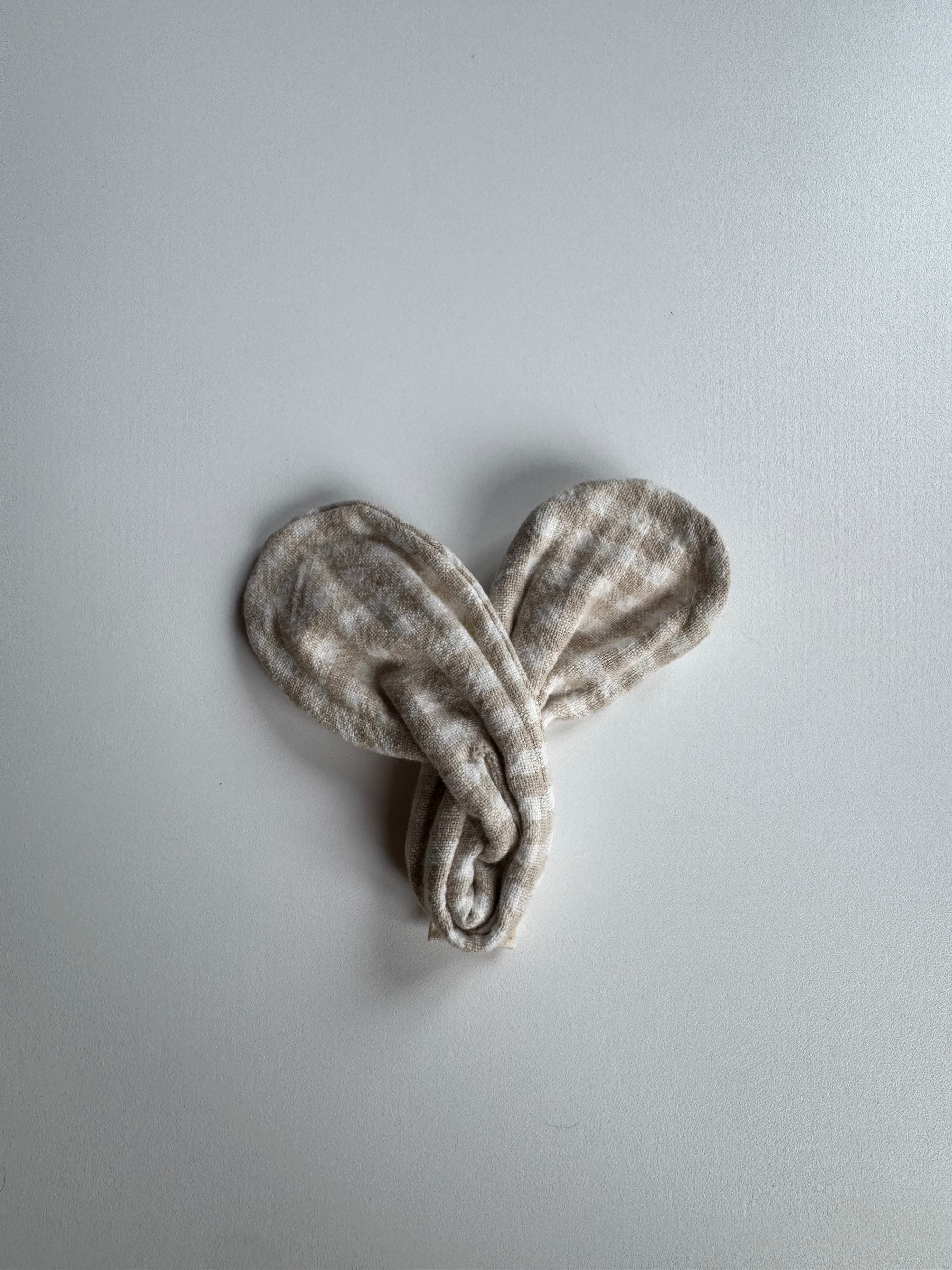 Échantillon - Mini accessoire à chignon à carreau