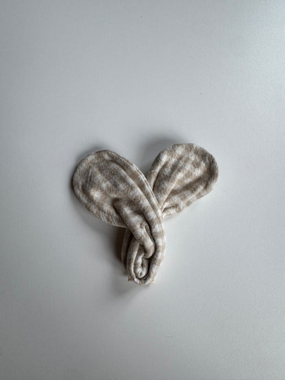 Échantillon - Mini accessoire à chignon à carreau