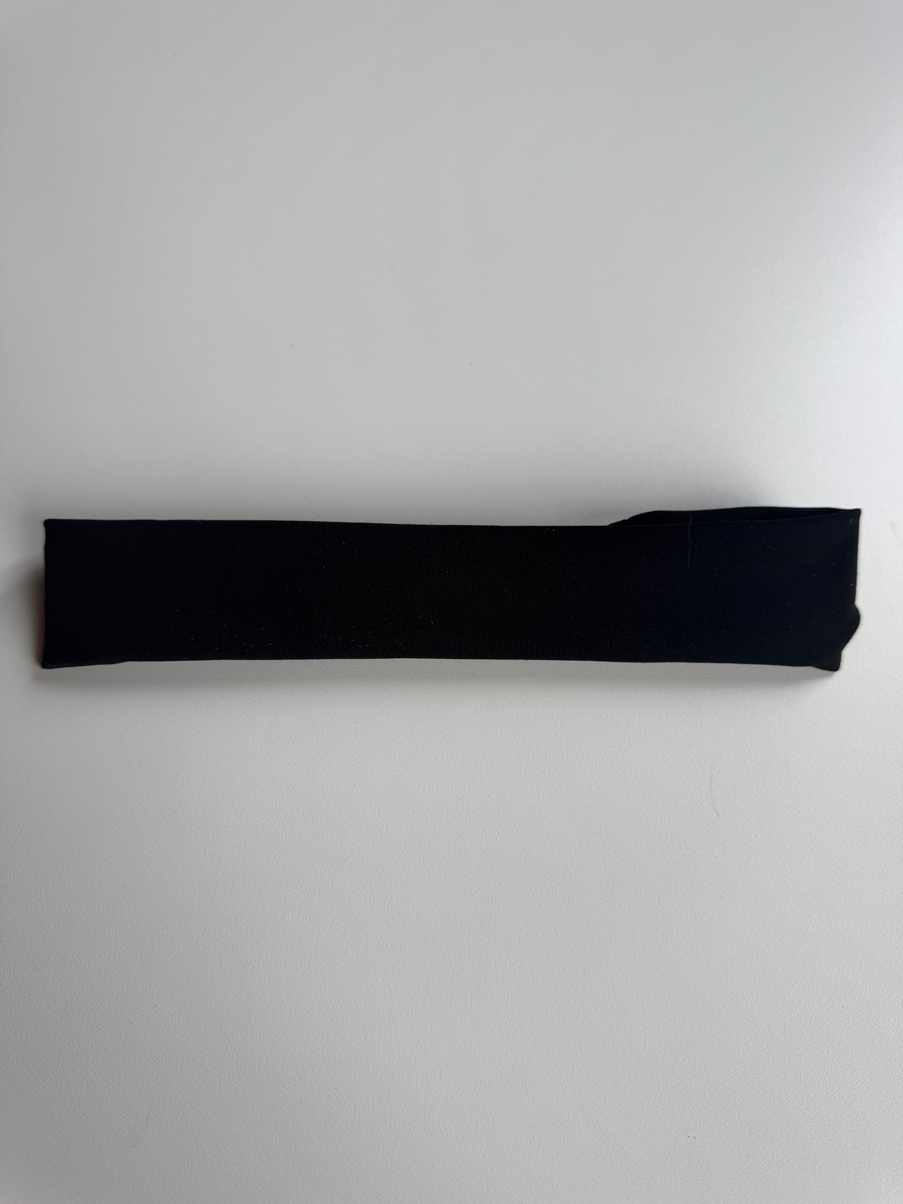 Échantillon - Bandeau plat noir