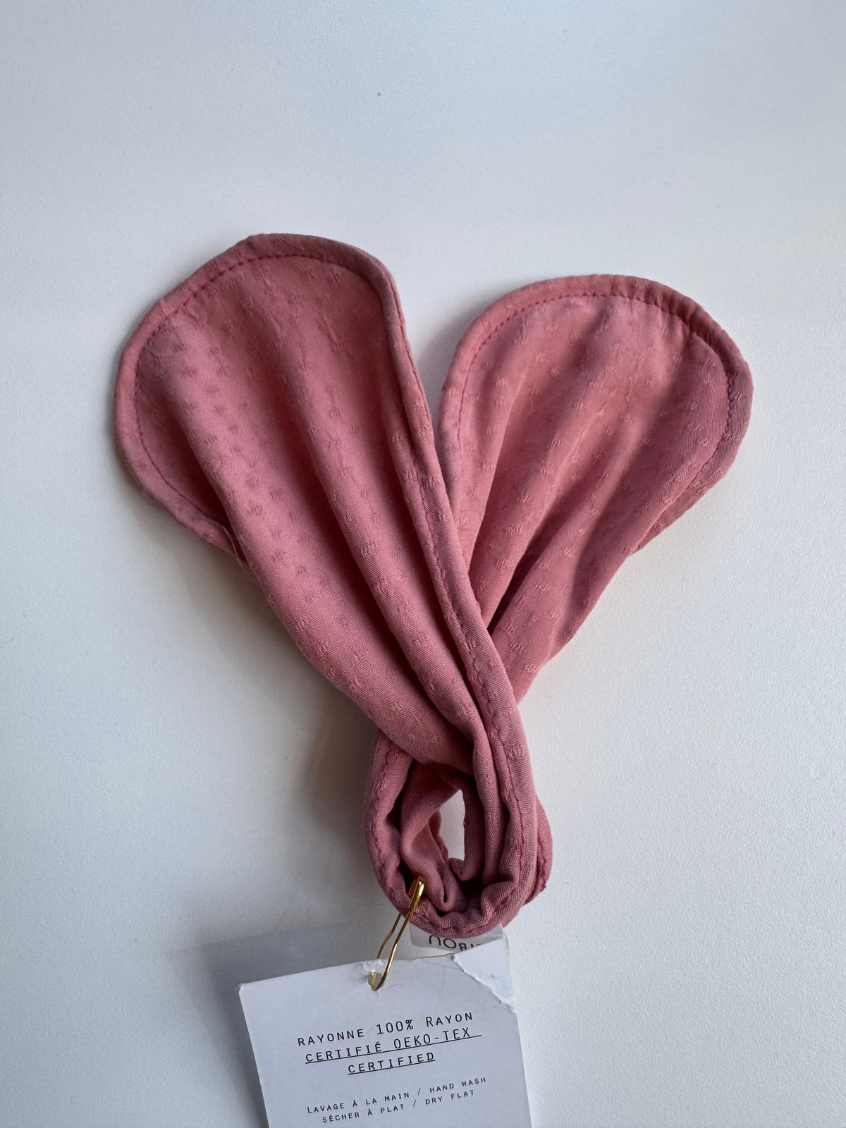 Échantillon - Accessoire à chignon rose pétale