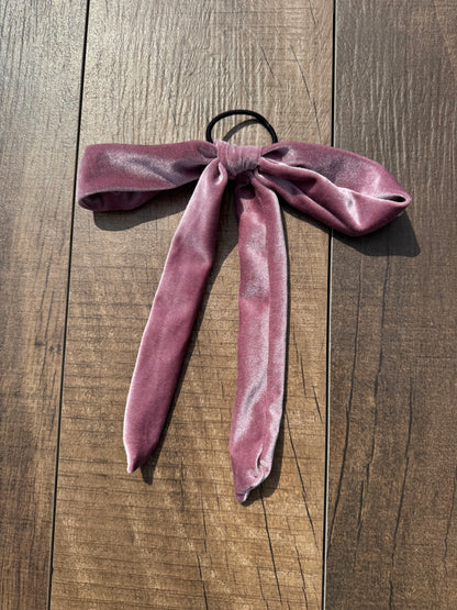 Échantillon - Couette en velours rose sur élastique